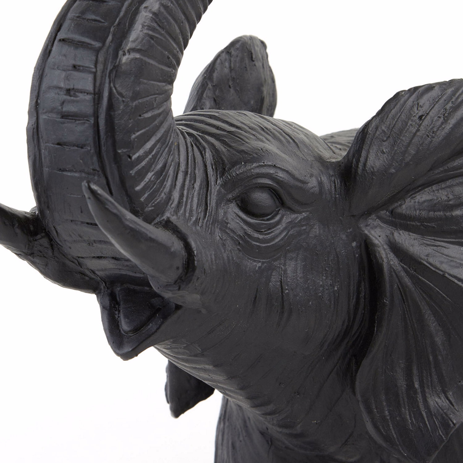 Elephant Lamp Base Matt Black