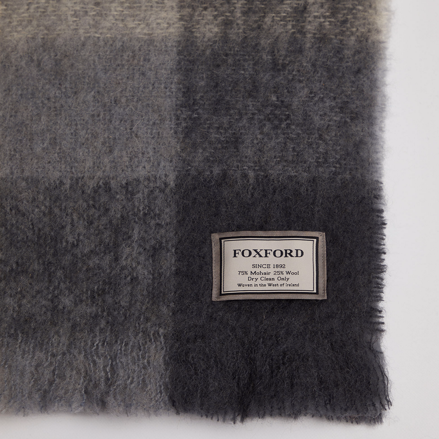 The Classic Check Mohair Throw