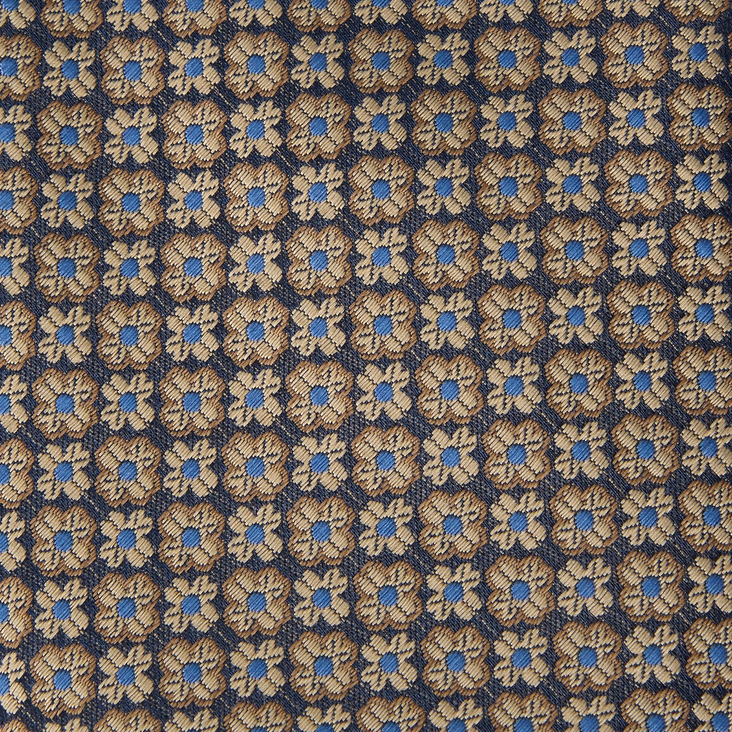 Tonal Floral Tie & Pocket Square Set