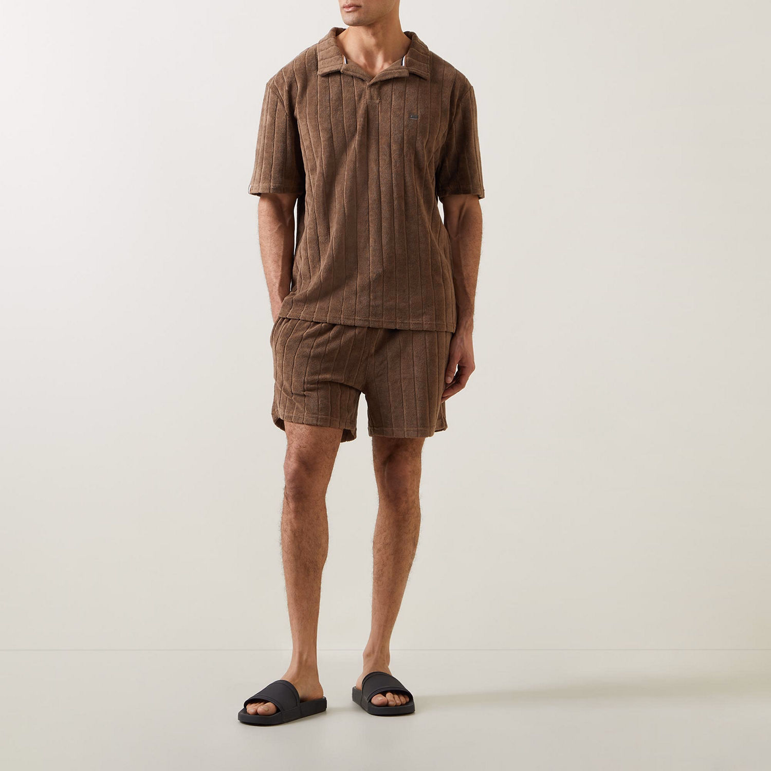 Terry Drawstring Lounge Shorts