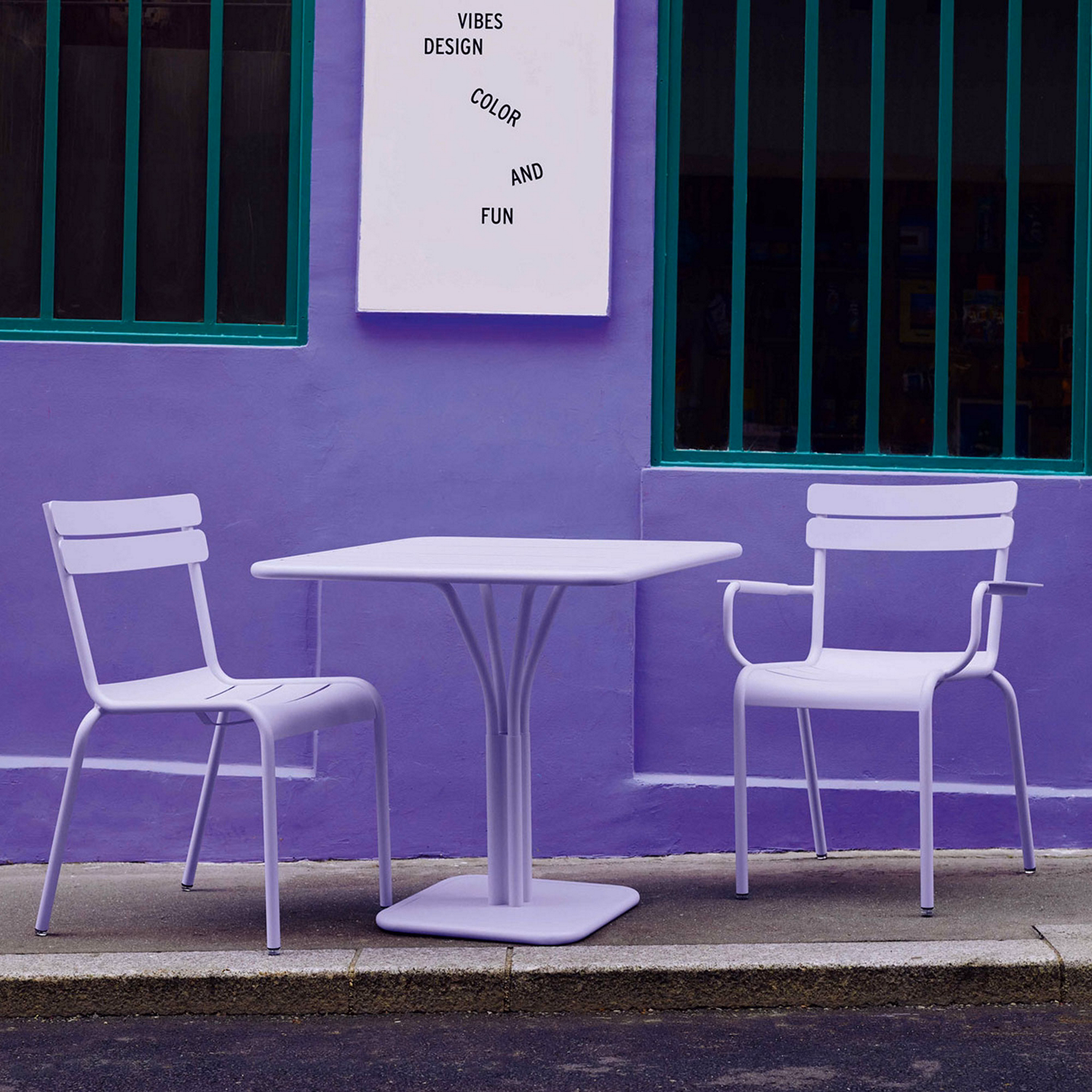 Luxembourg Chair Set of 2 Black Cherry