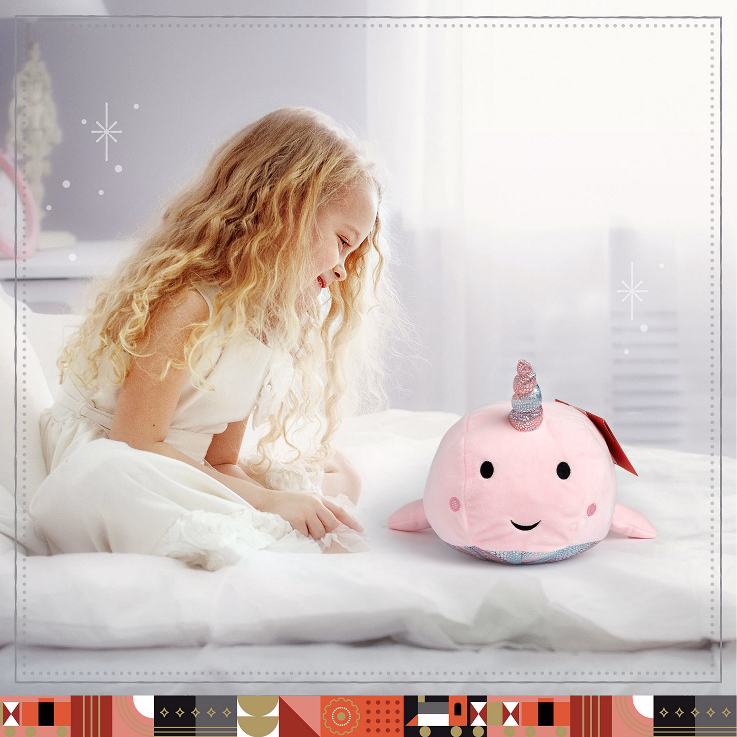 Plush Narwhal With Sound