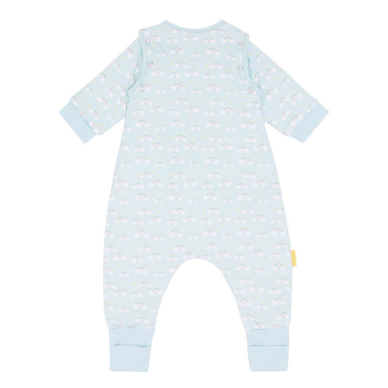 Mint Rainbows Organic Cotton SnuggleBoo Suit