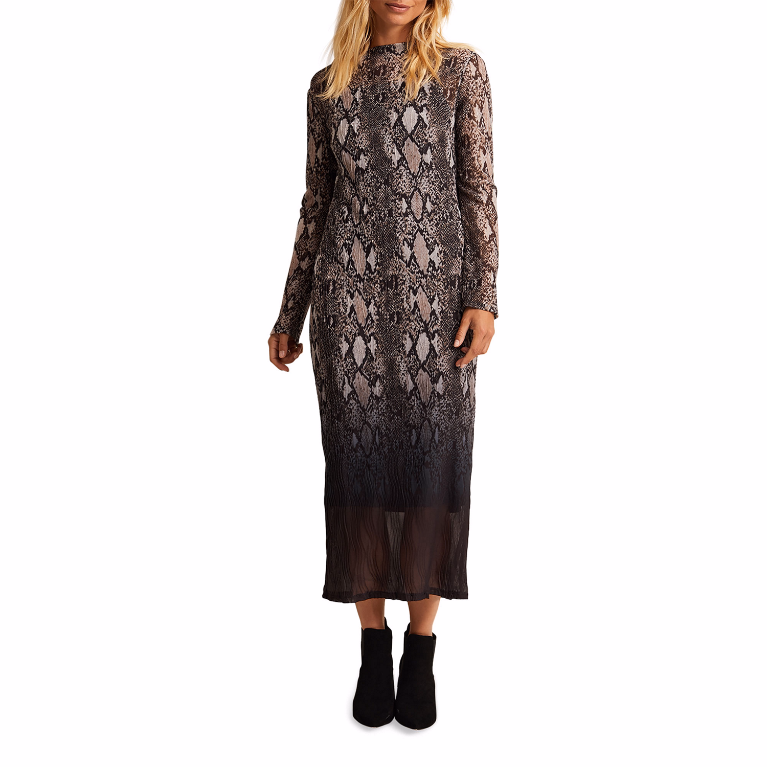 Alix Ombre Snake Dress