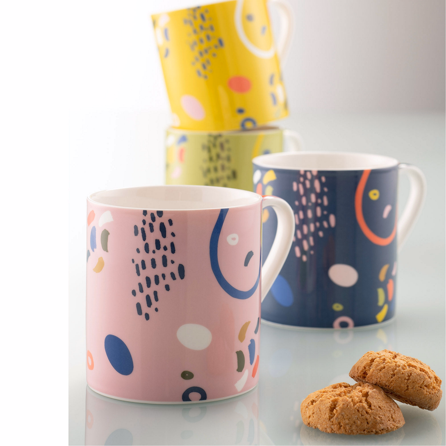 Verdant Mugs Set of 4