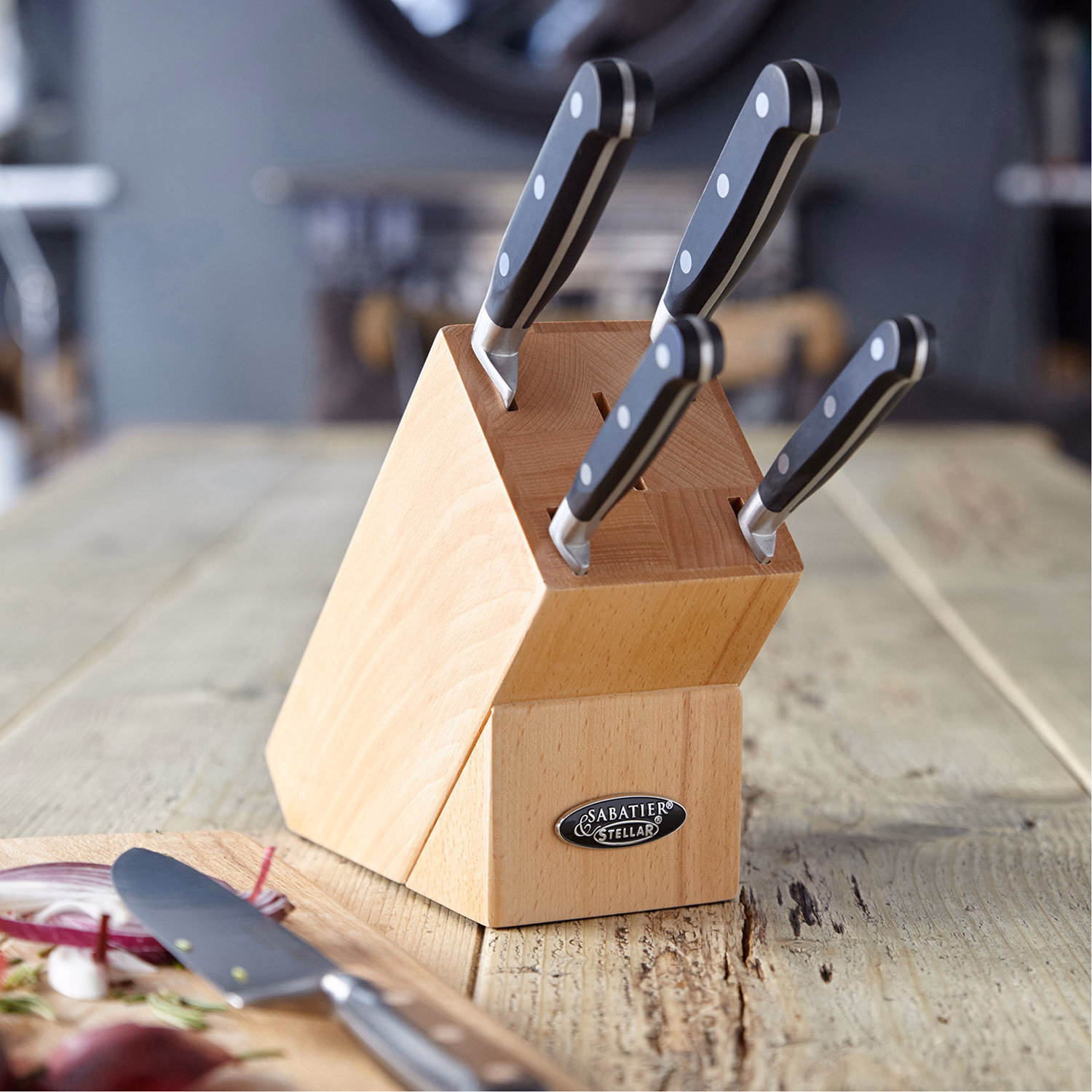 Sabatier IS Five-Piece Knife Block Set