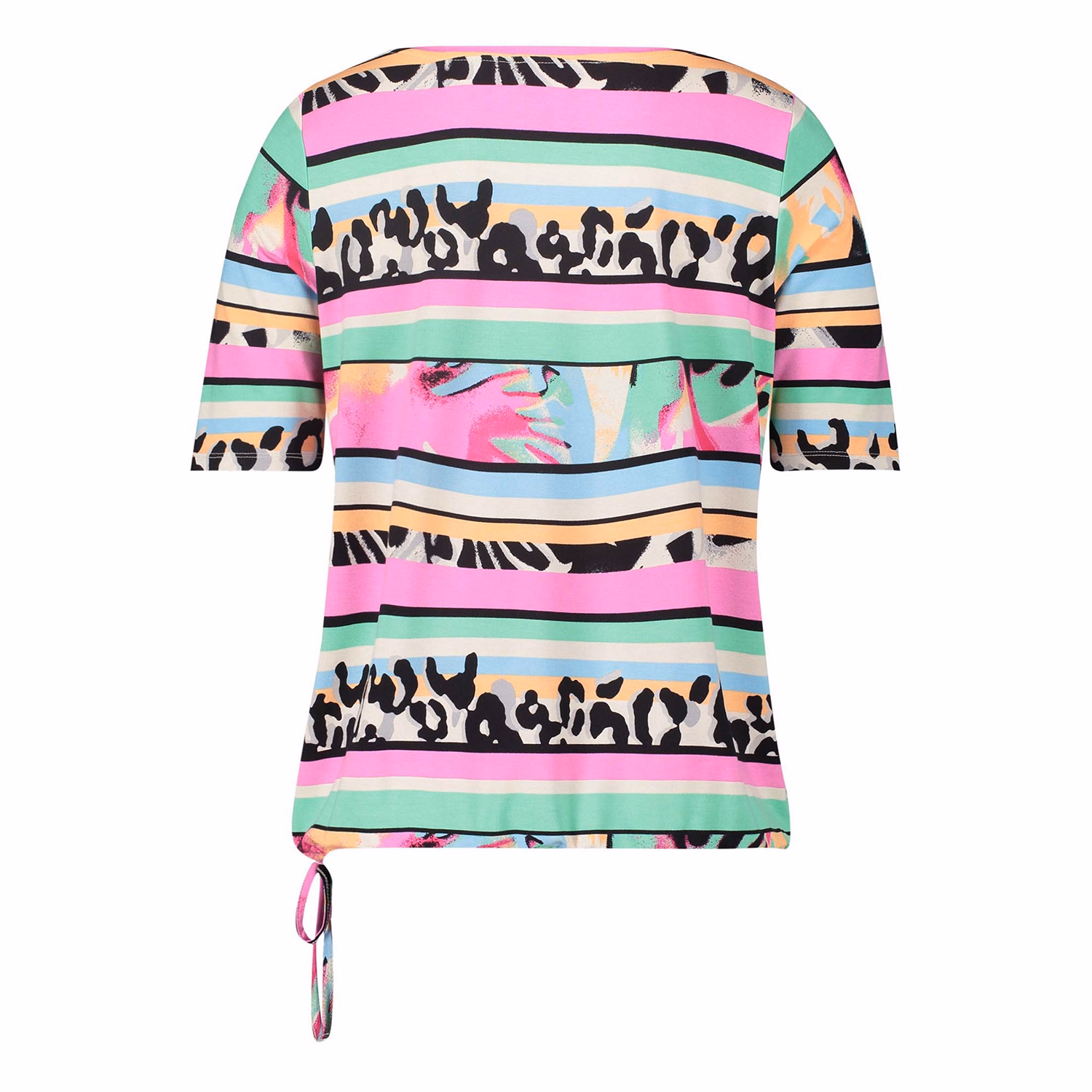 Printed Drawstring T-Shirt
