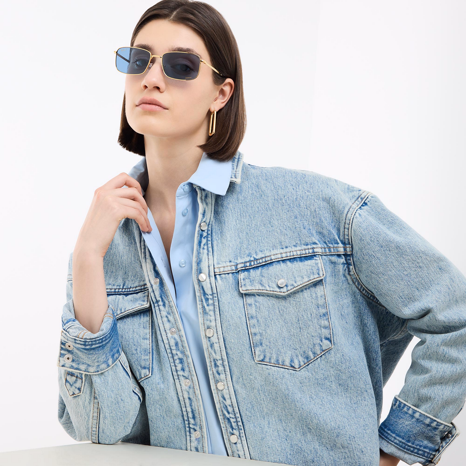 Rectangle Sunglasses RB3717