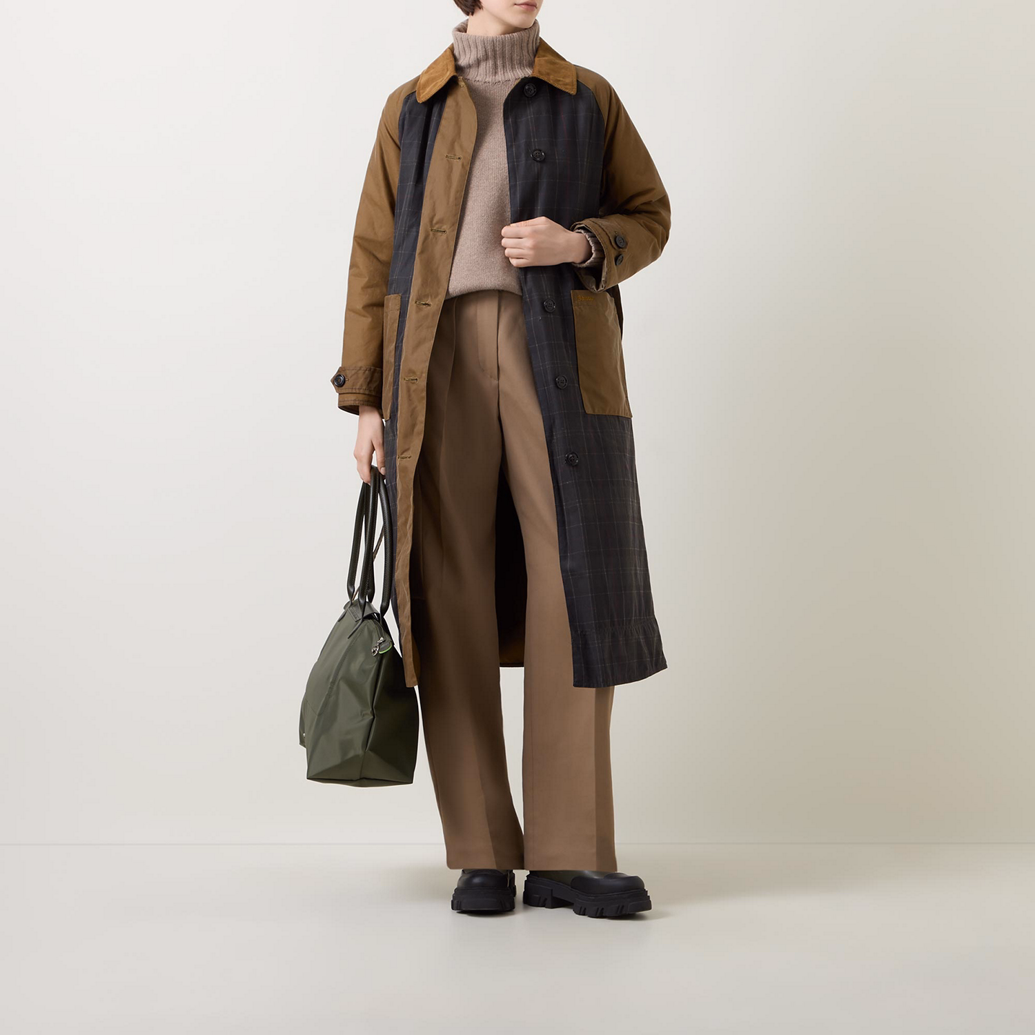 Everly Wax Trench Coat