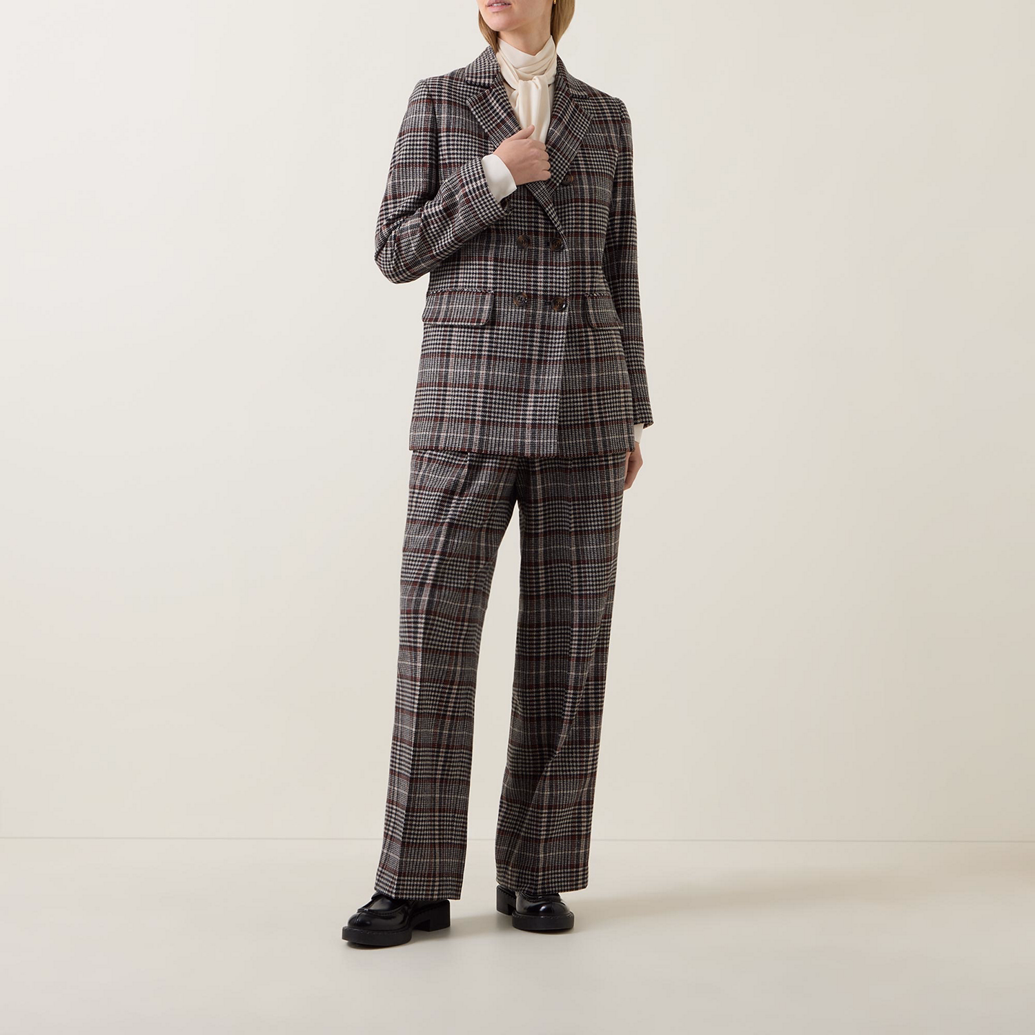 Norma Double-Breasted Tartan Jacket