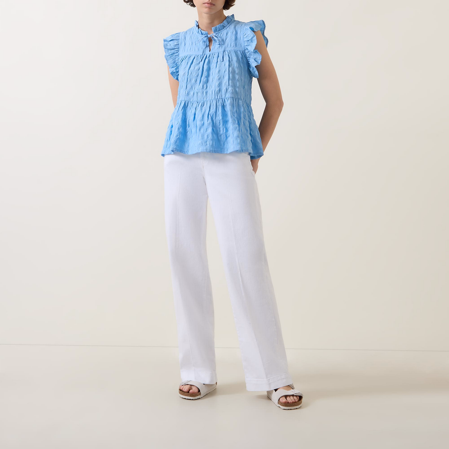 Gimaline Ruffle-Detail Blouse