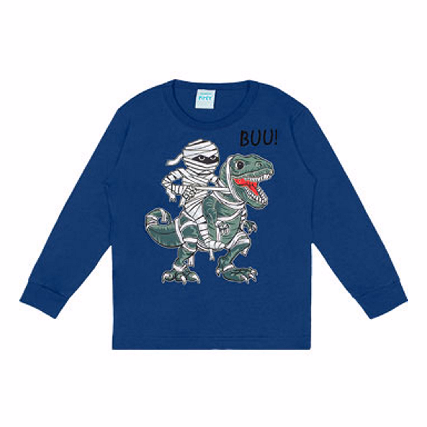 Two-Piece Mummy Dinosaur Print Pyjamas Set