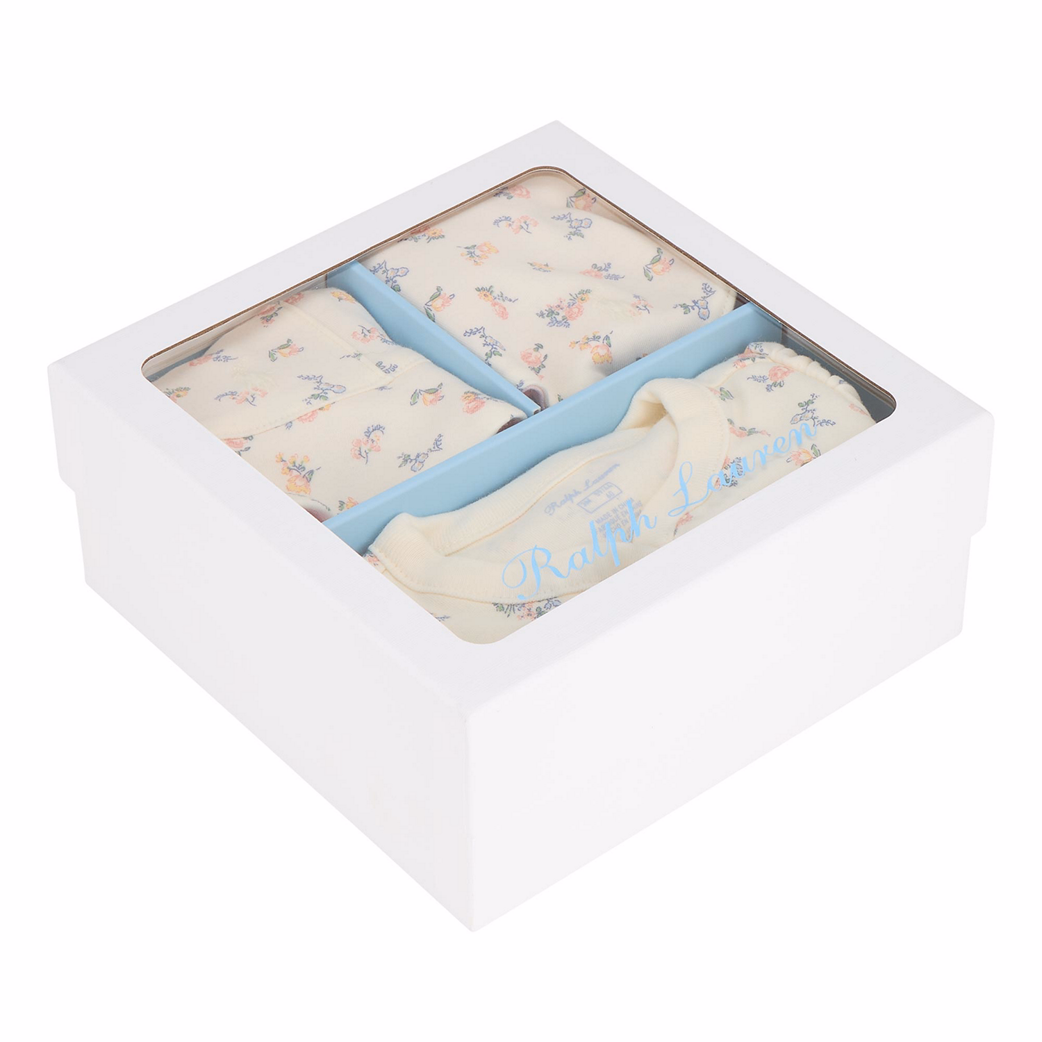 Three-Piece Romper with Bib and Hat Set