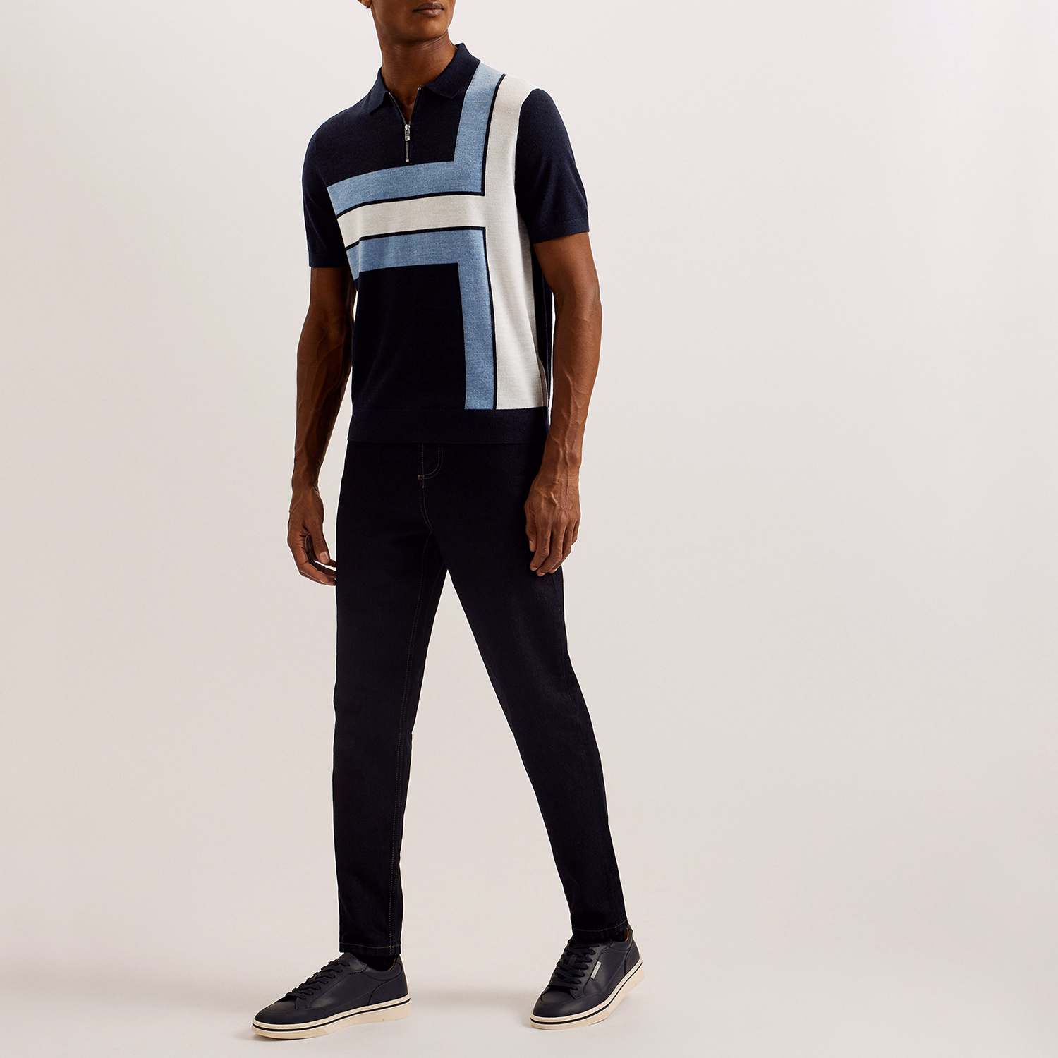 Ambler Colour Block Polo Shirt