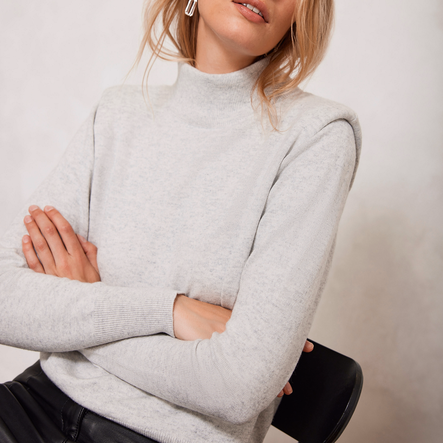 Mock Turtleneck Sweater
