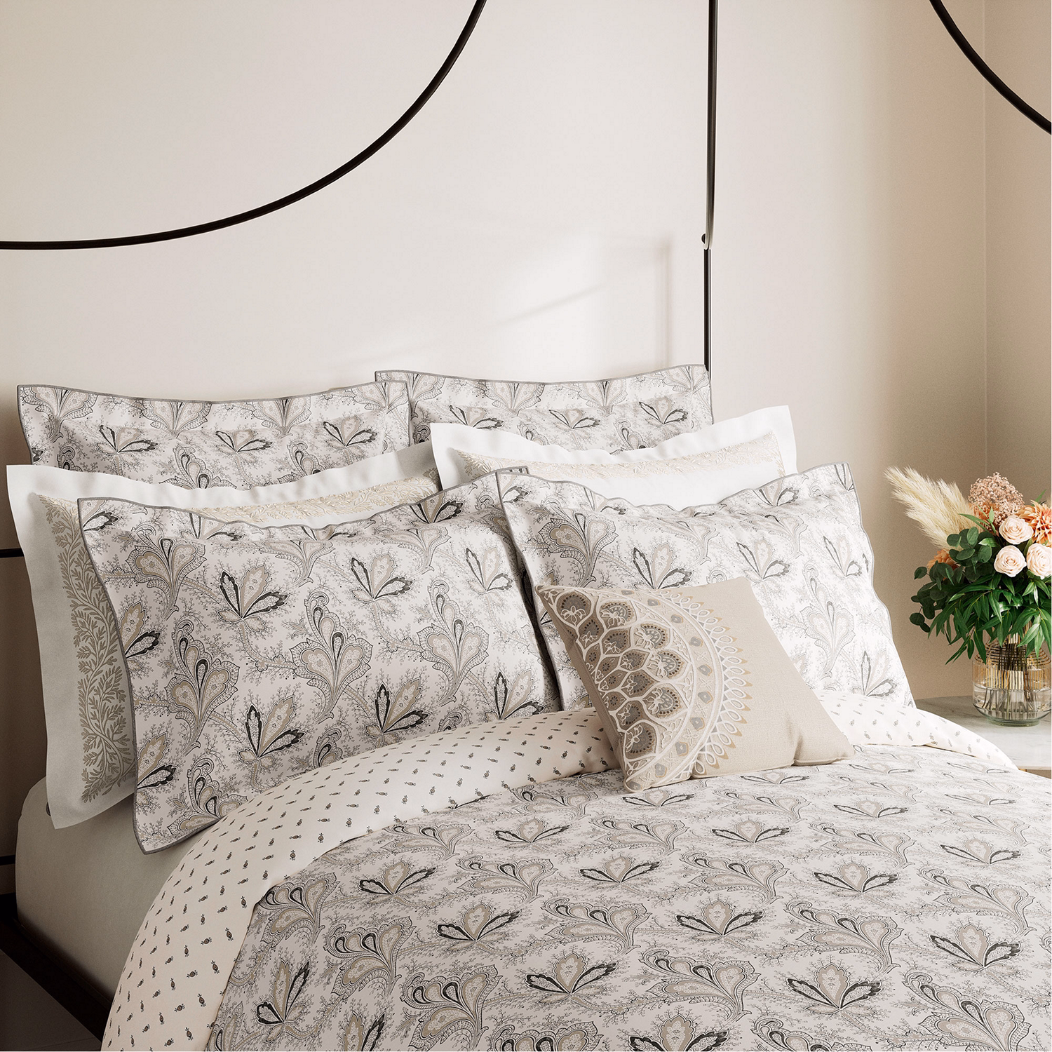 Aarya Duvet Cover Slate