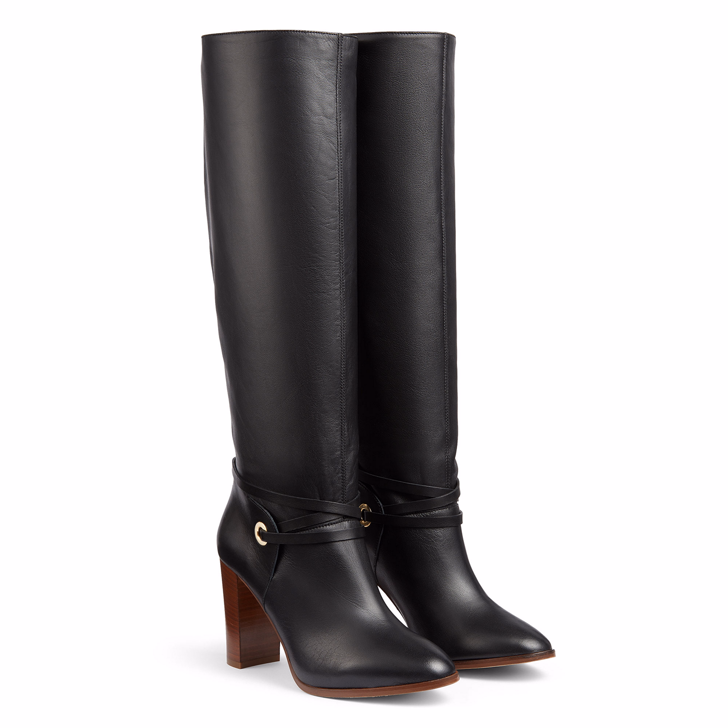 Shelby Leather Knee-High Boots