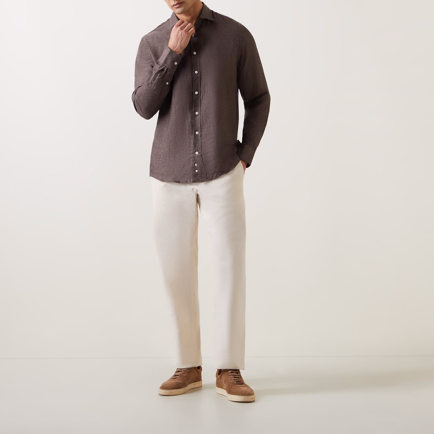 Regular Fit Linen Shirt