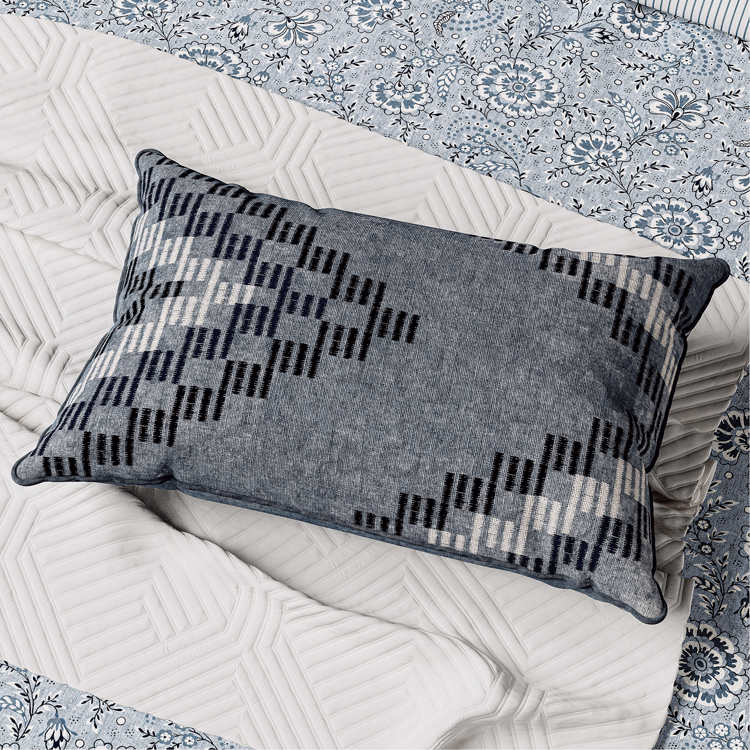 Azora Cushion Chambray