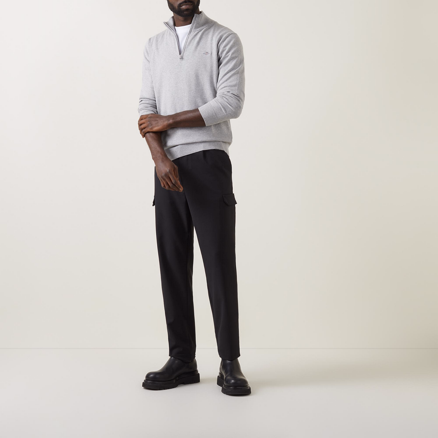 Logo Half-Zip Sweatshirt