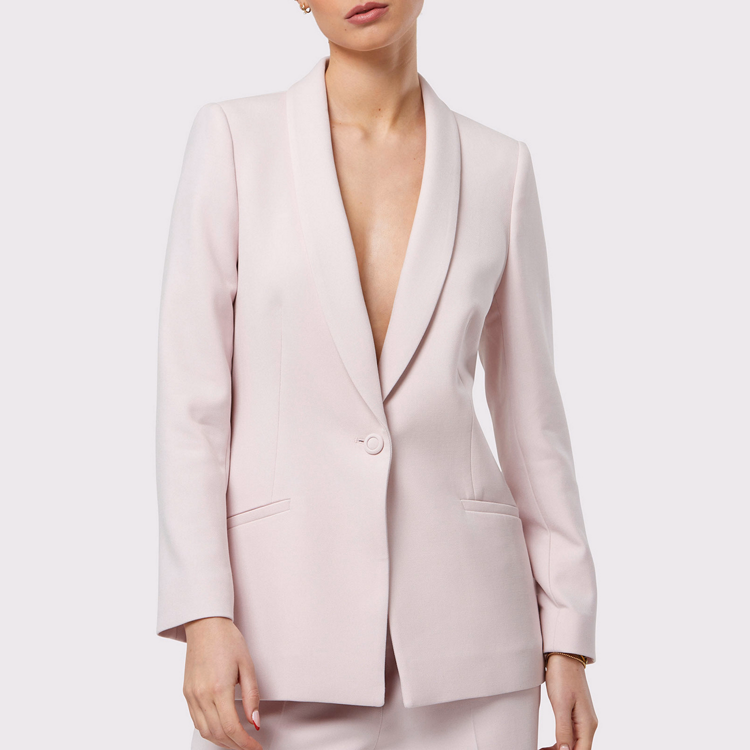 Darcie Single-Breasted Fitted Blazer