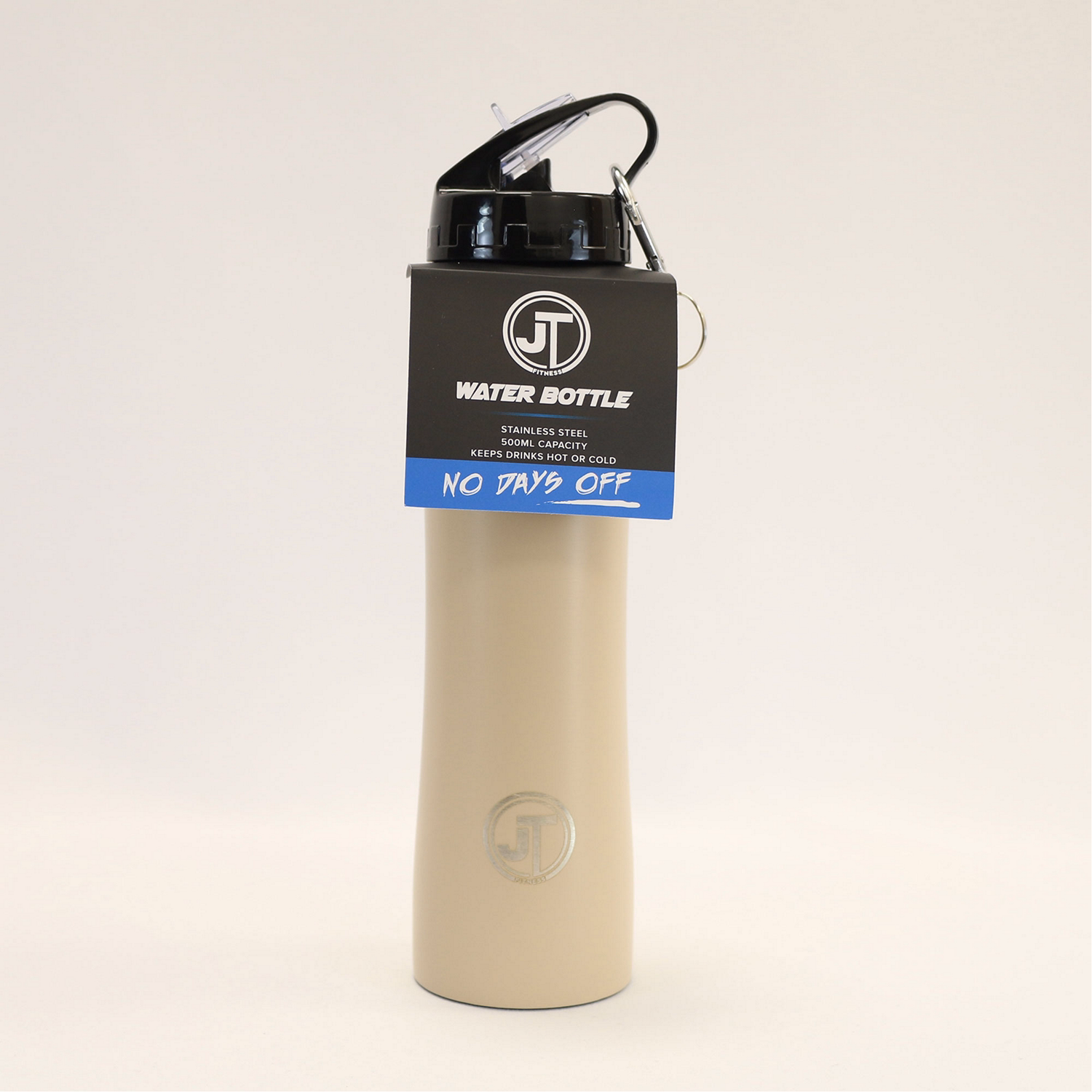 S/S Water Bottle with Straw Nude 500ml