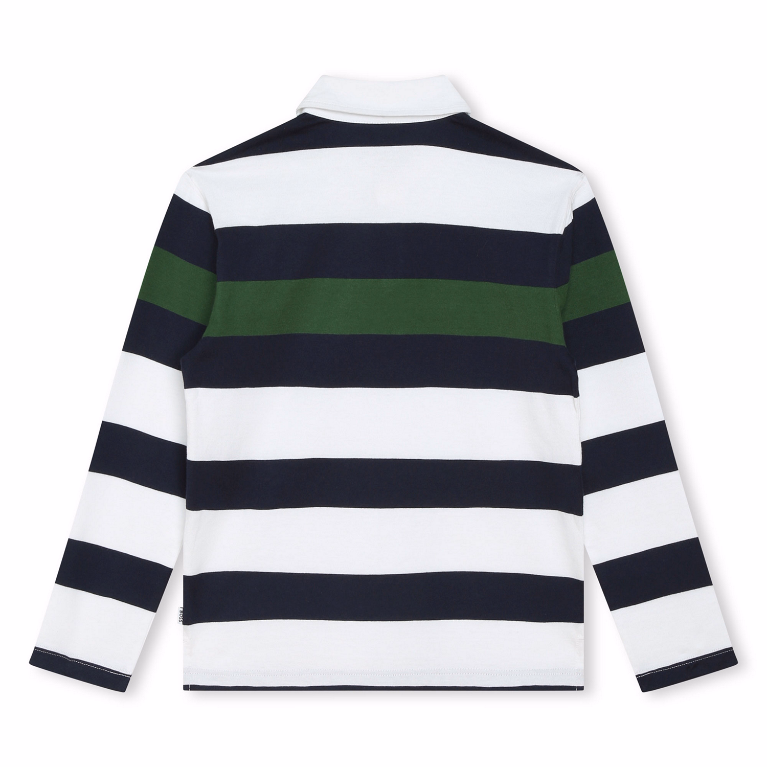 Striped Logo Polo Shirt