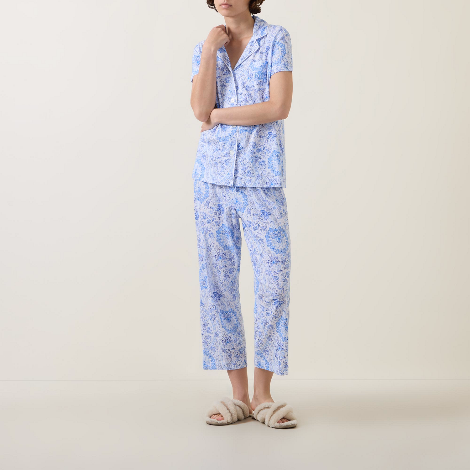 Paisley Capri Pyjama Set