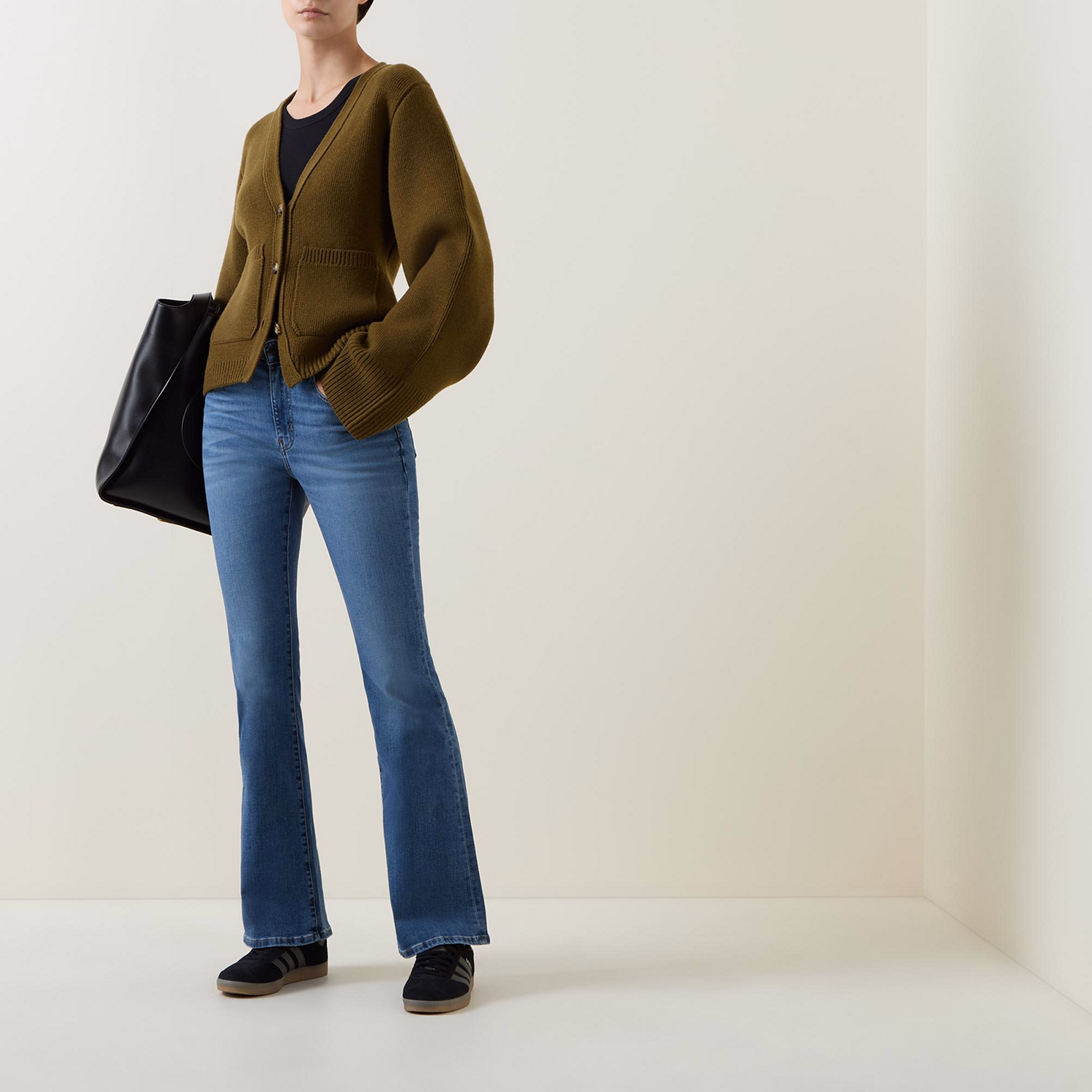 726? High-Rise Flared Leg Jeans