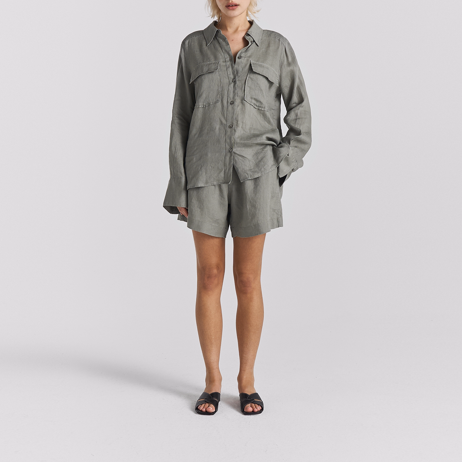 Melody Relaxed Fit Linen Shorts