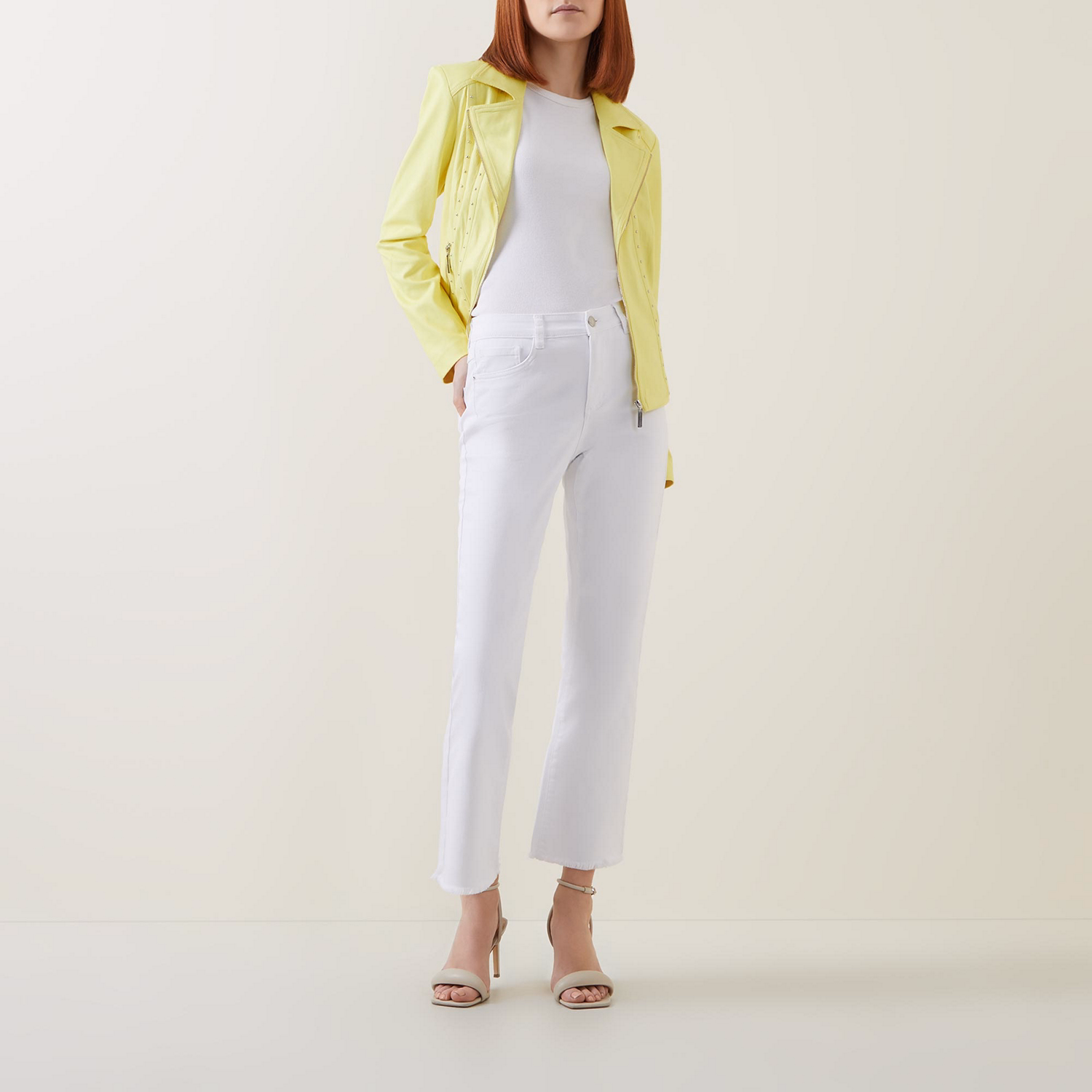 Cropped Flared-Leg Jeans