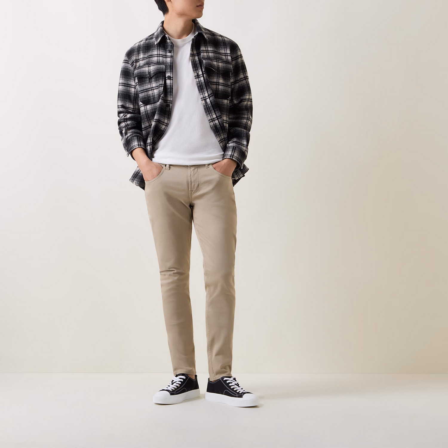 Casual Slim Fit Tapered Trousers