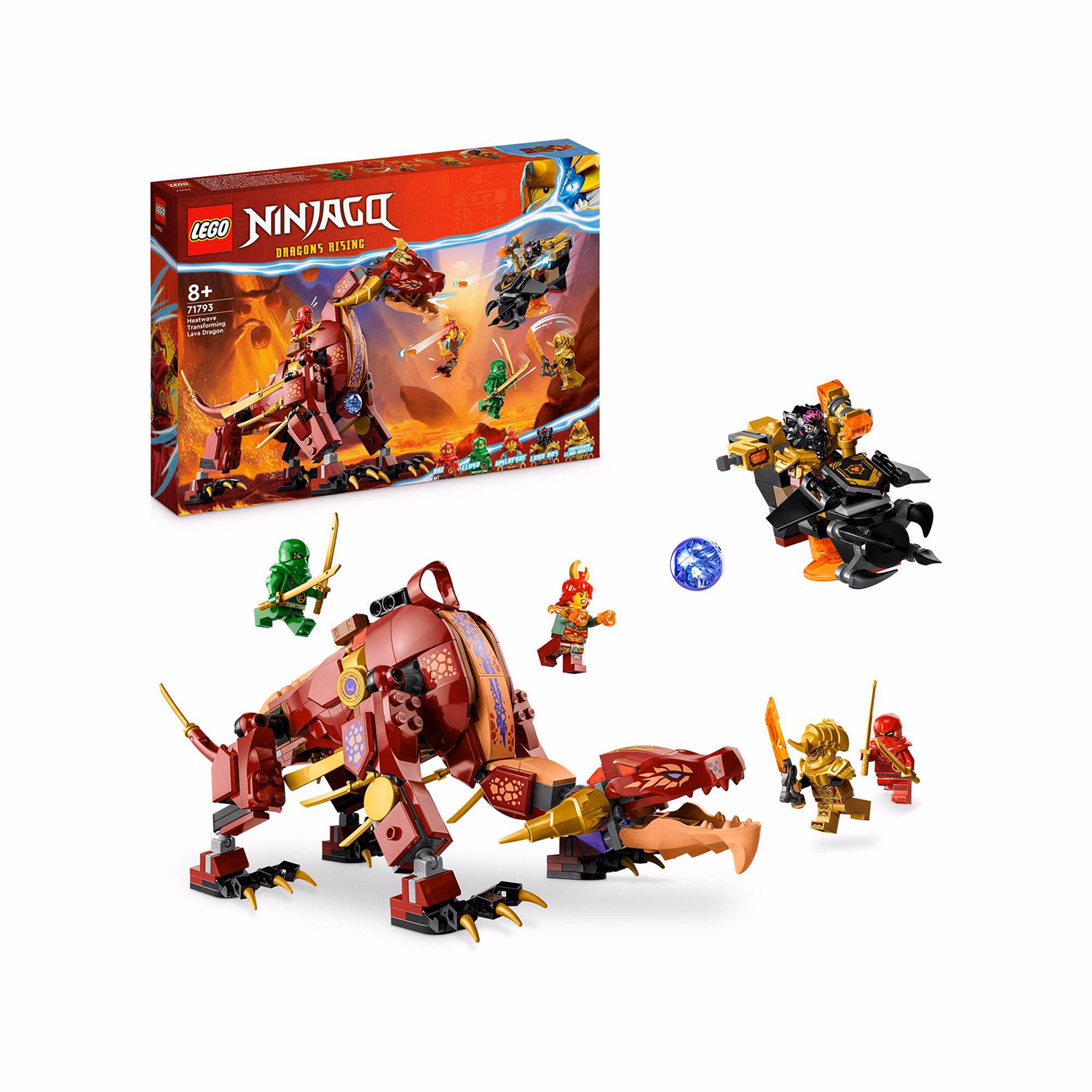 Heatwave Transforming Lava Dragon