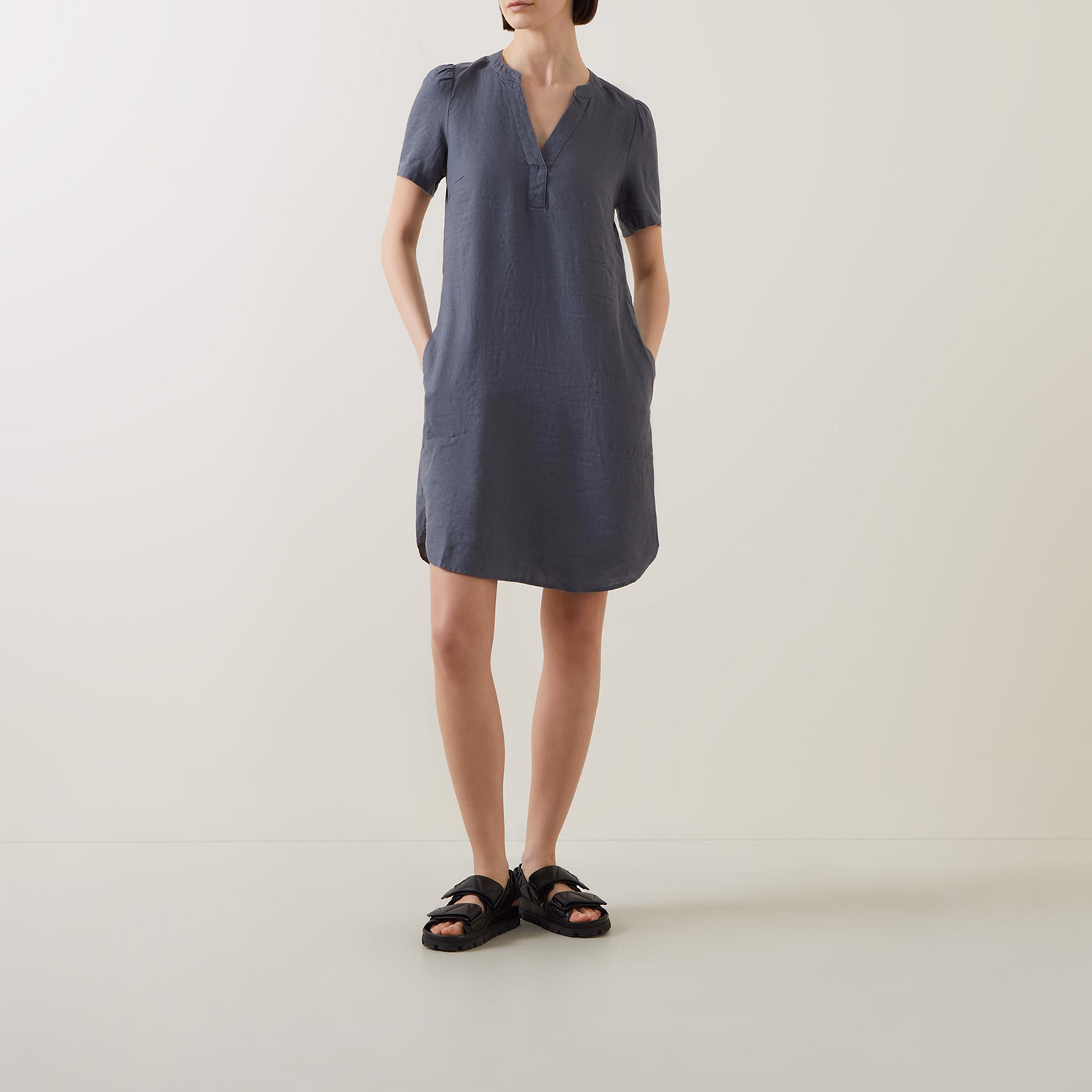 Aminase Linen Dress