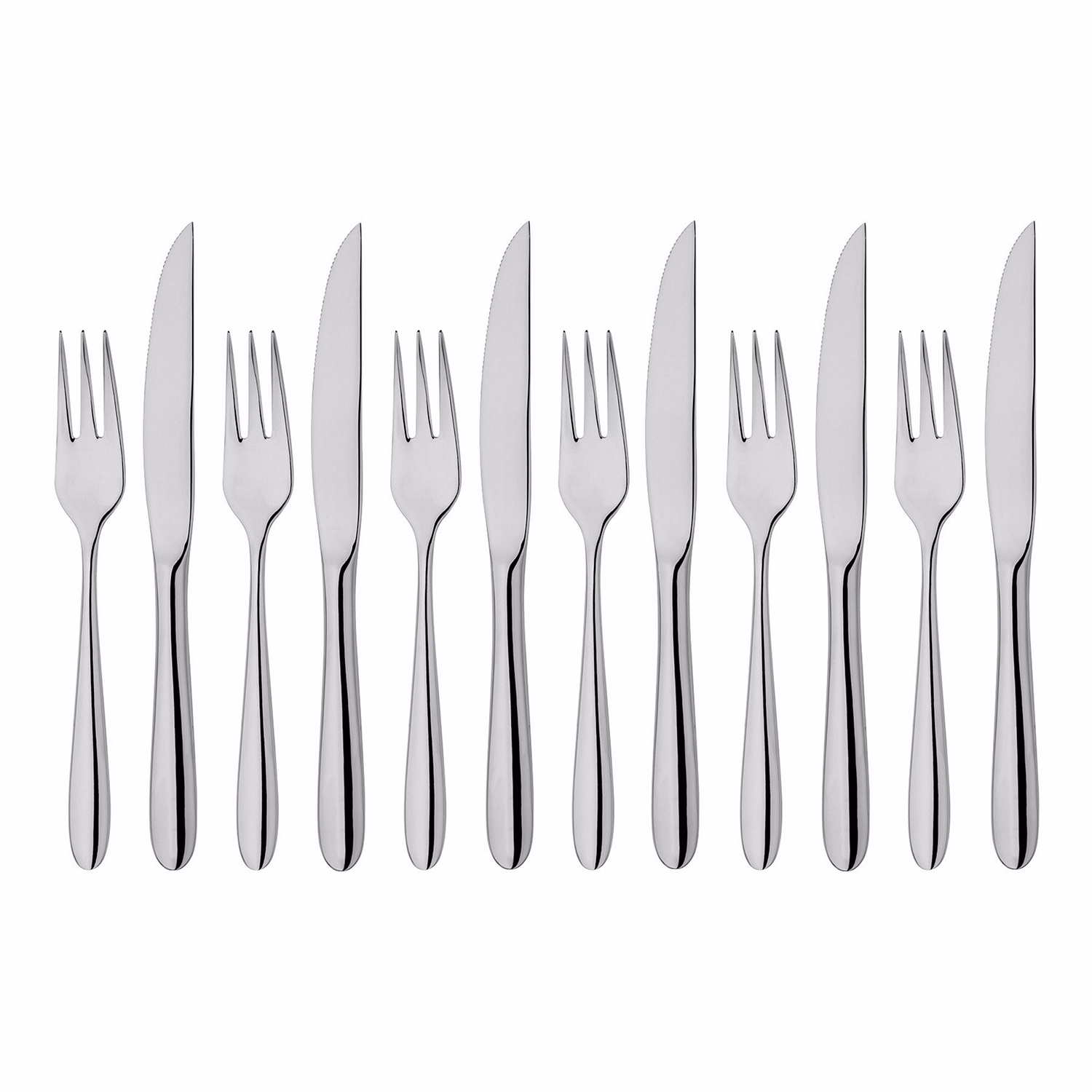 Winchester 12-Piece Steak Knife & Fork Set