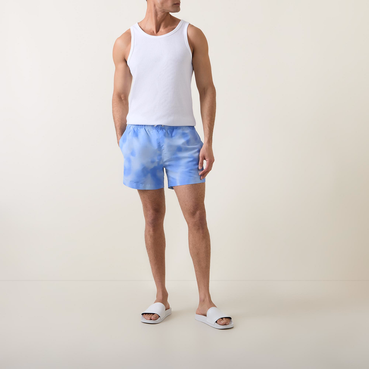 Wes Ombré Logo Swim Shorts