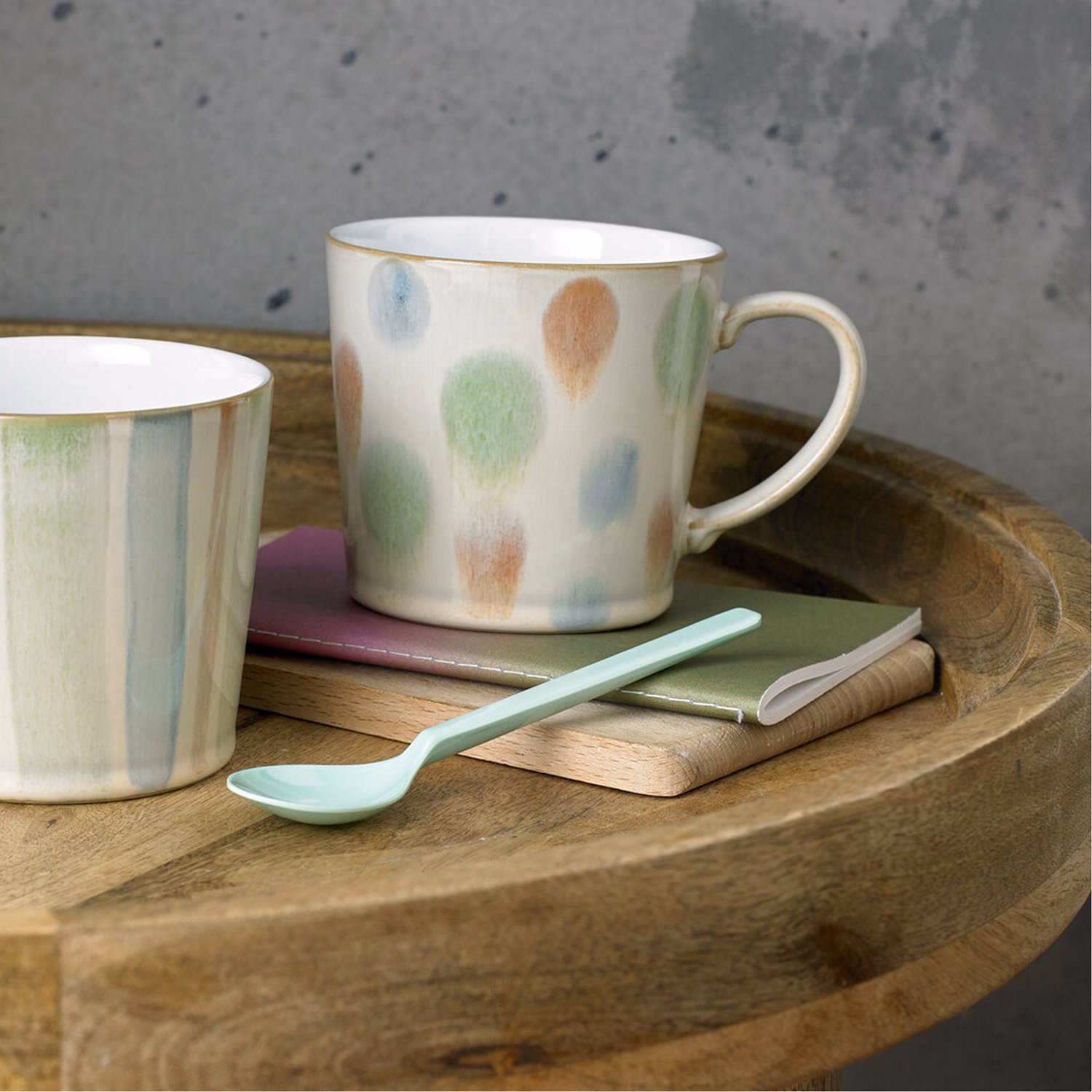 Multi Spot Painted Large Mug