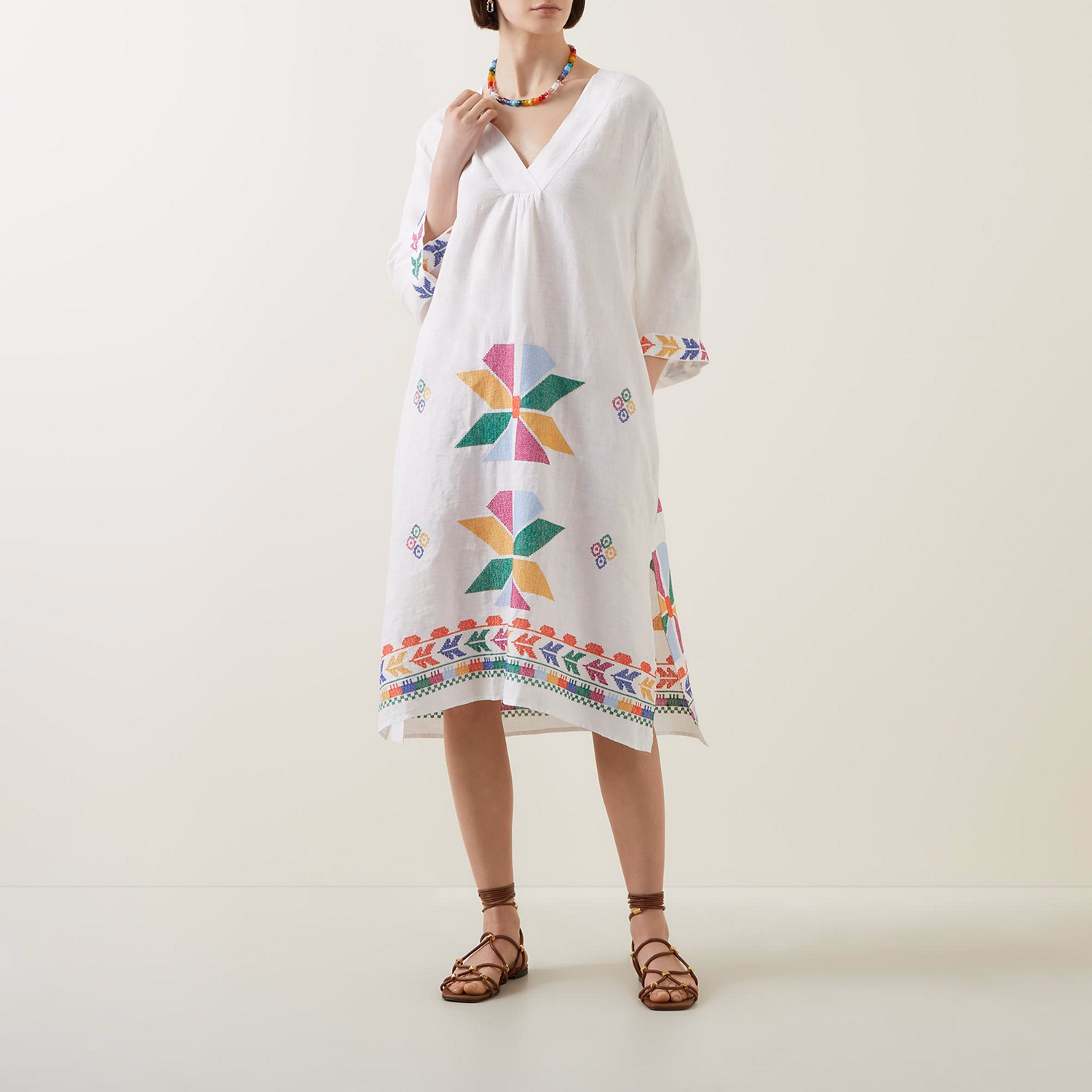 Aeolis Embroidered Kaftan