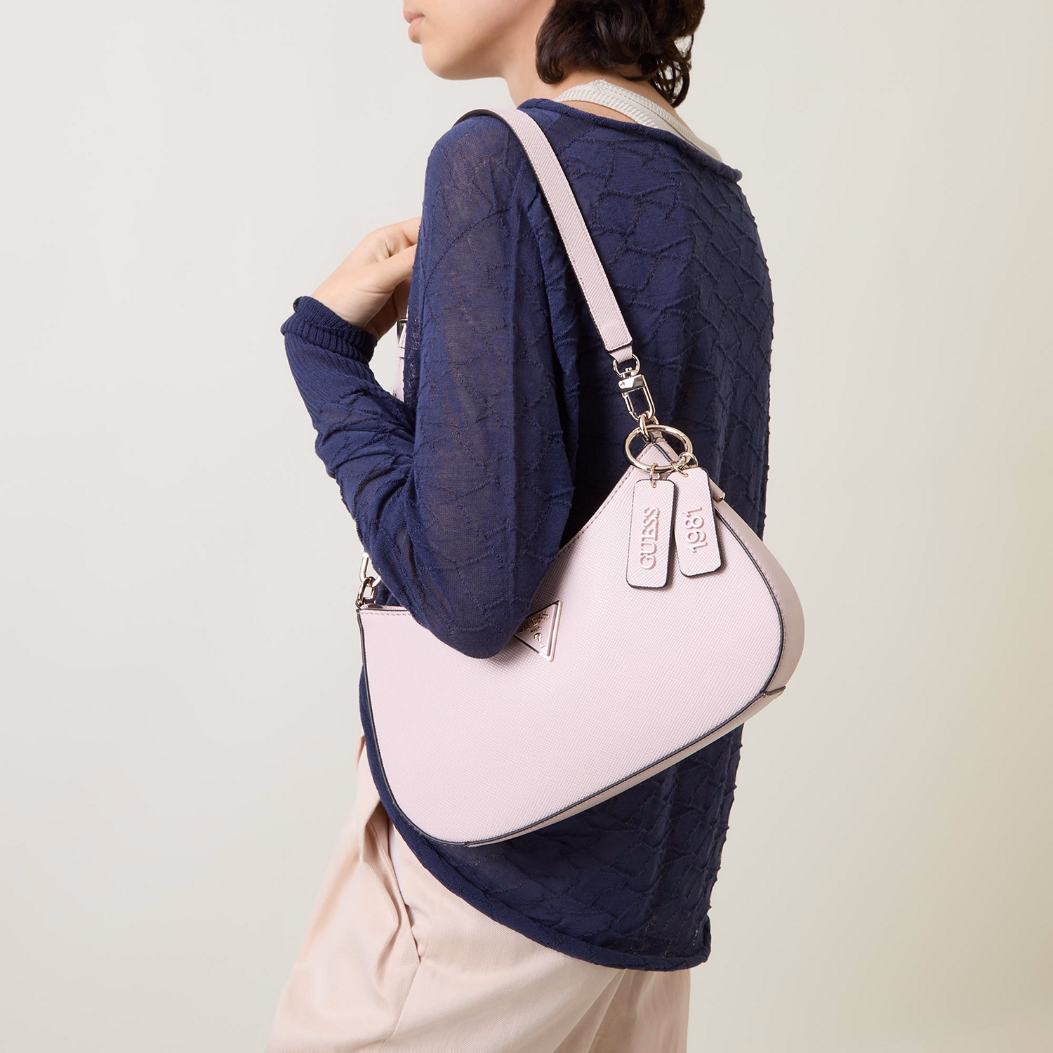 Noelle Top-Zip Shoulder Bag