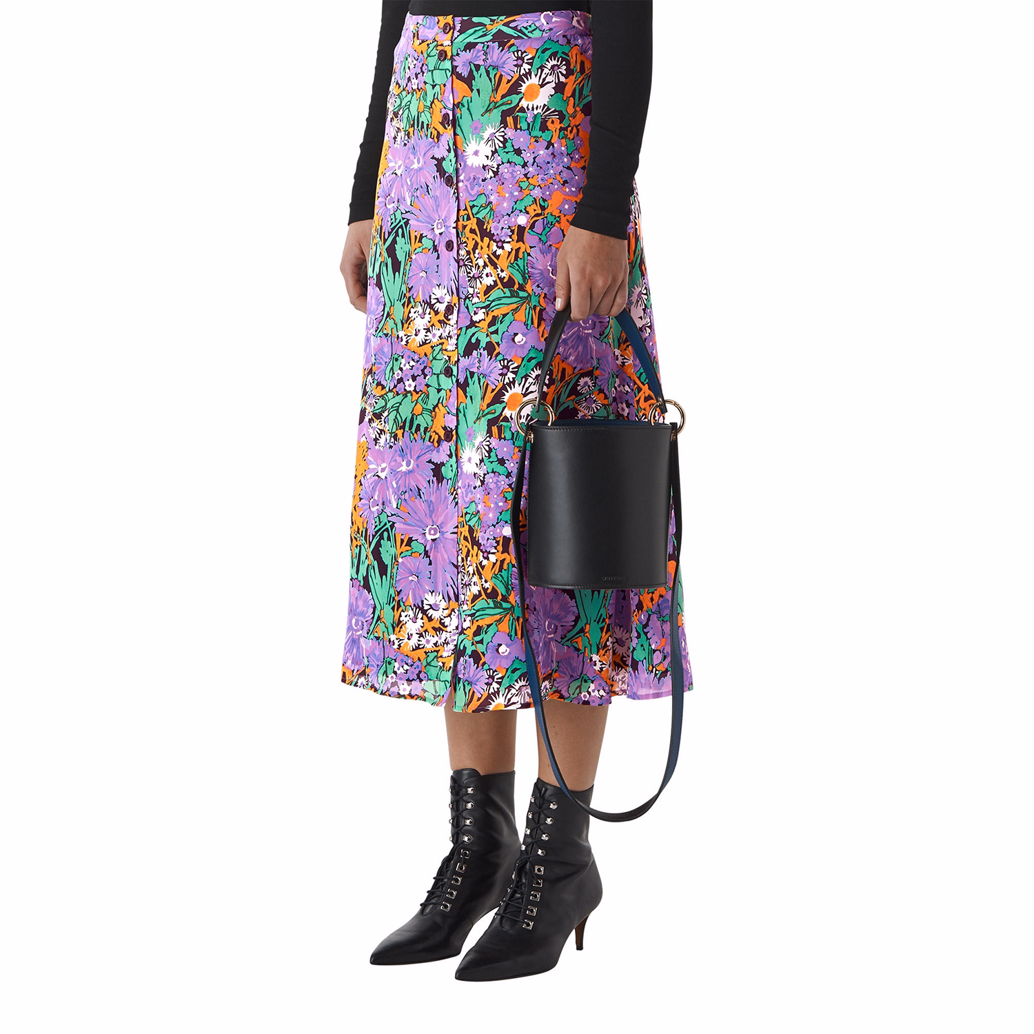 Simone Floral Print Skirt