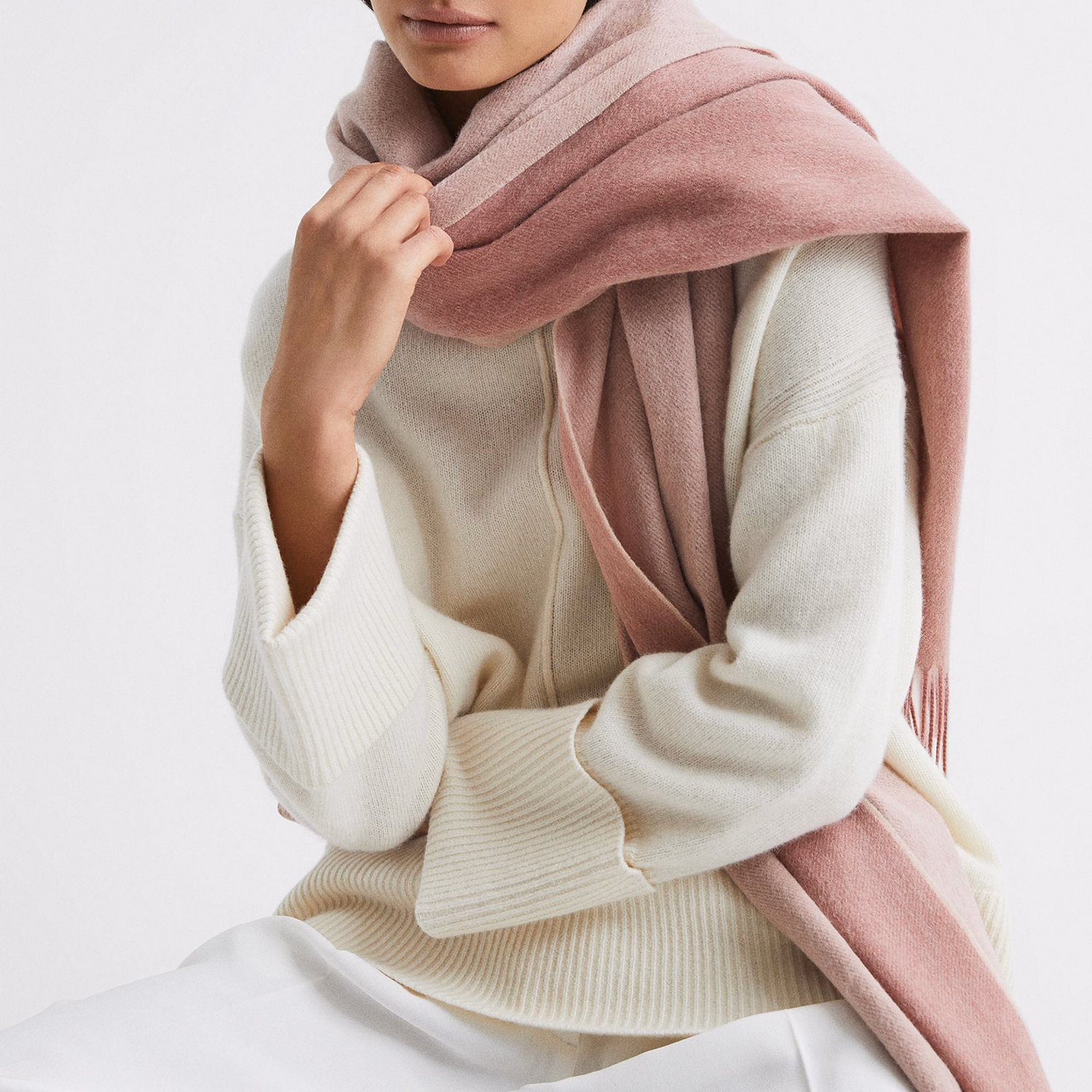 Picton Fringed Wrap Scarf