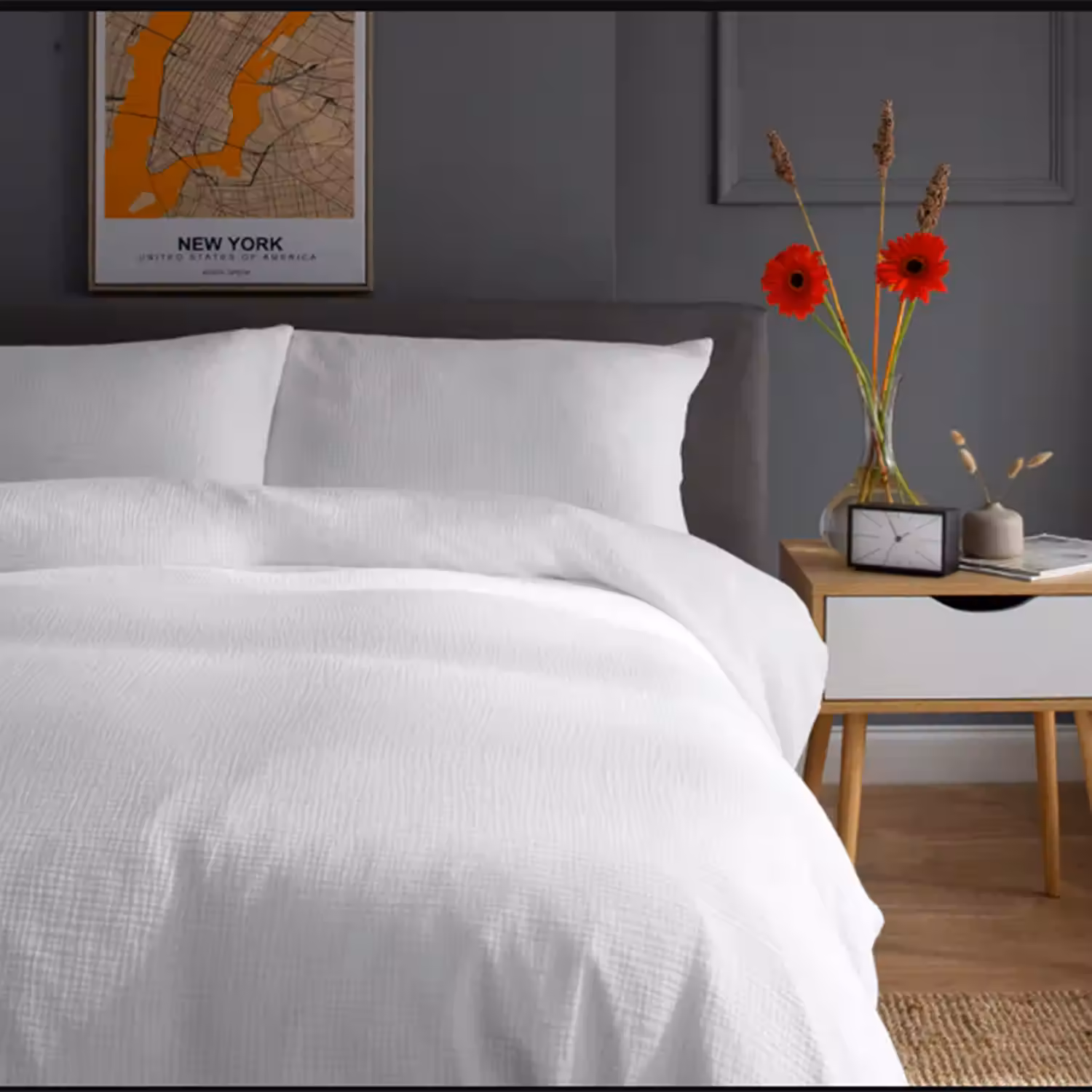 St. Quentin Duvet Set White