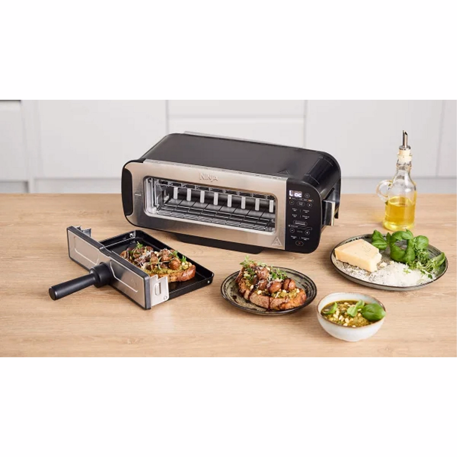 3-in-1 Toaster, Grill & Panini Press Black