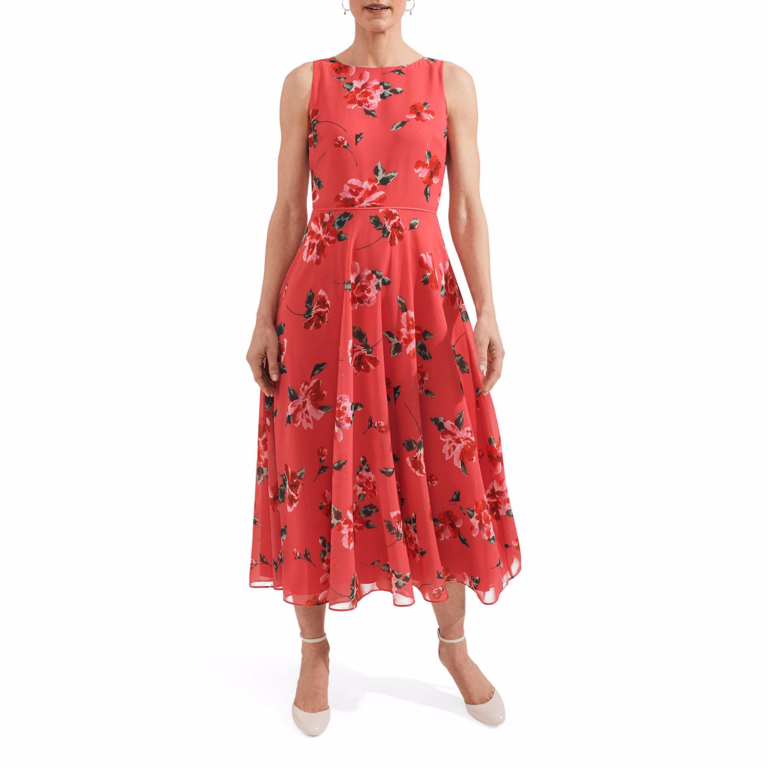 Carly Floral Midi Dress