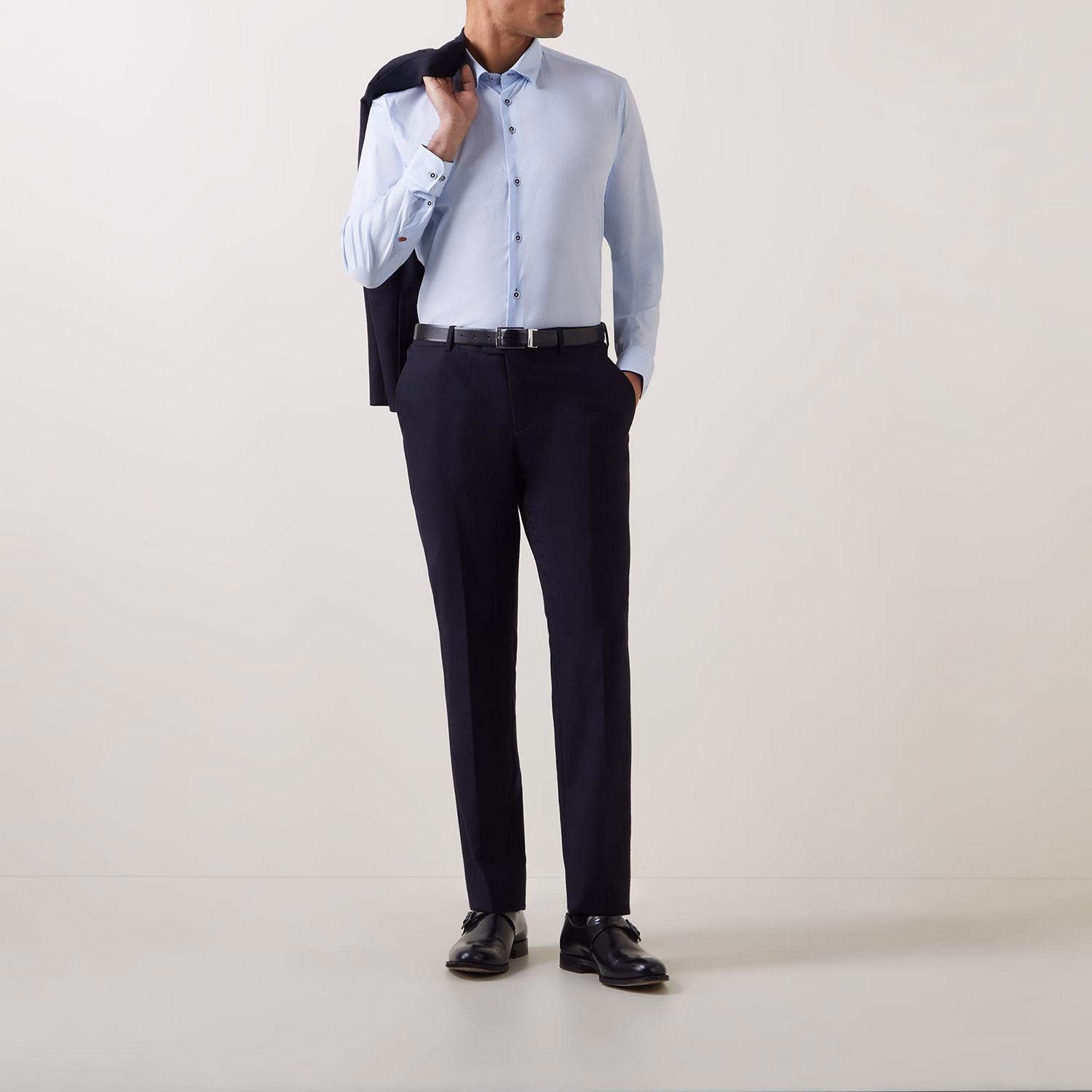 Grid Check Single Cuff Shirt