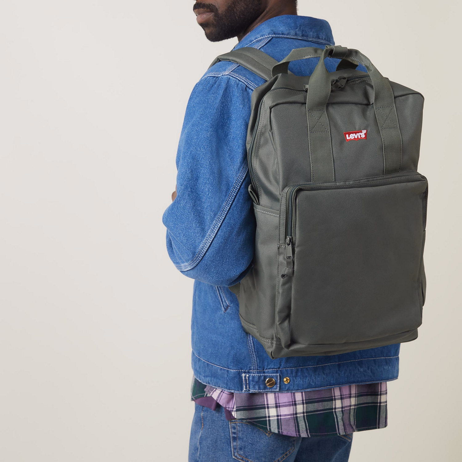 Red Logo Large Backpack