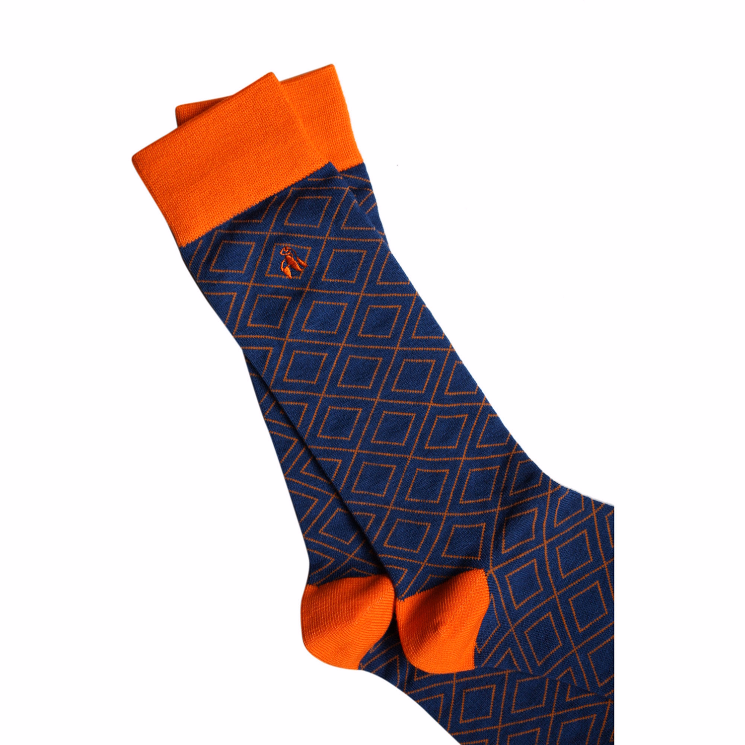 Orange Diamond Socks