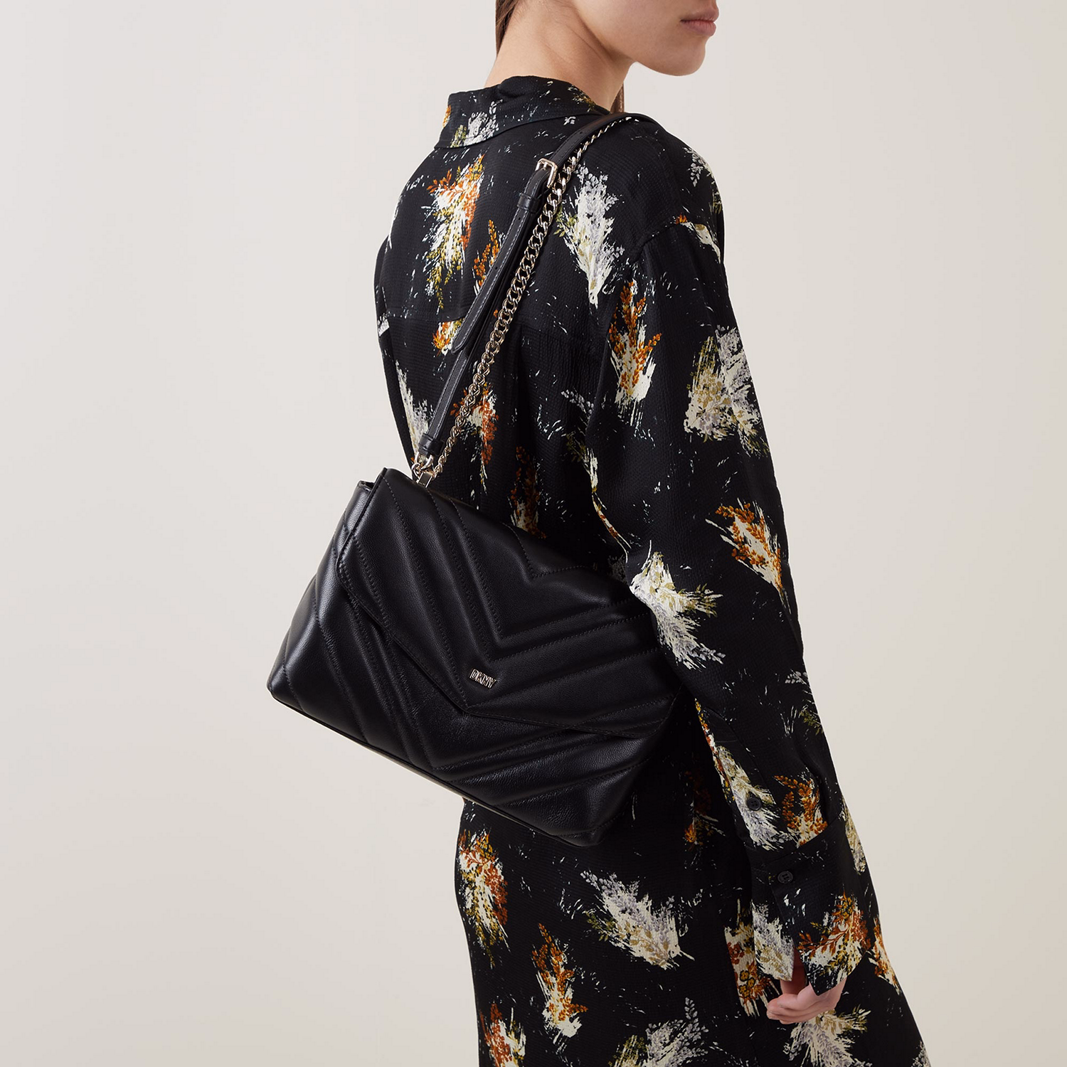 Madison Large Quilted Shoulder Bag