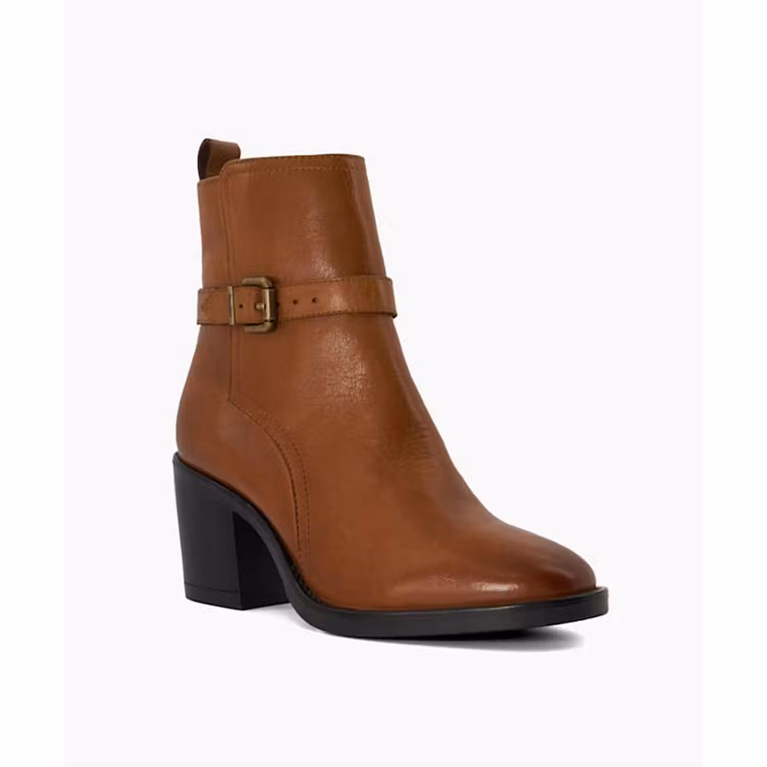 Prance Buckled Block-Heeled Ankle Boots