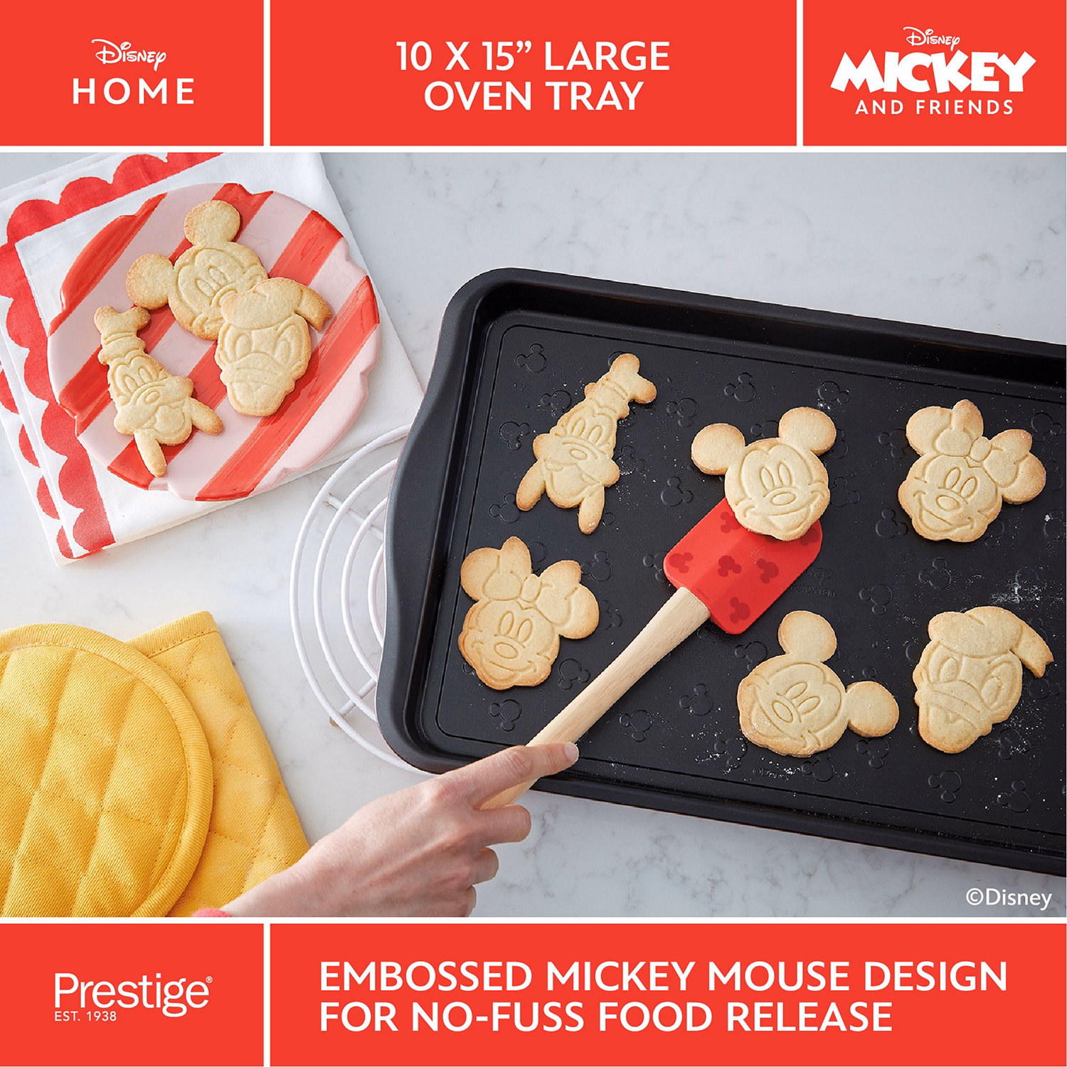 Prestige X Disney Bake with Mickey Oven Tray 10	"
